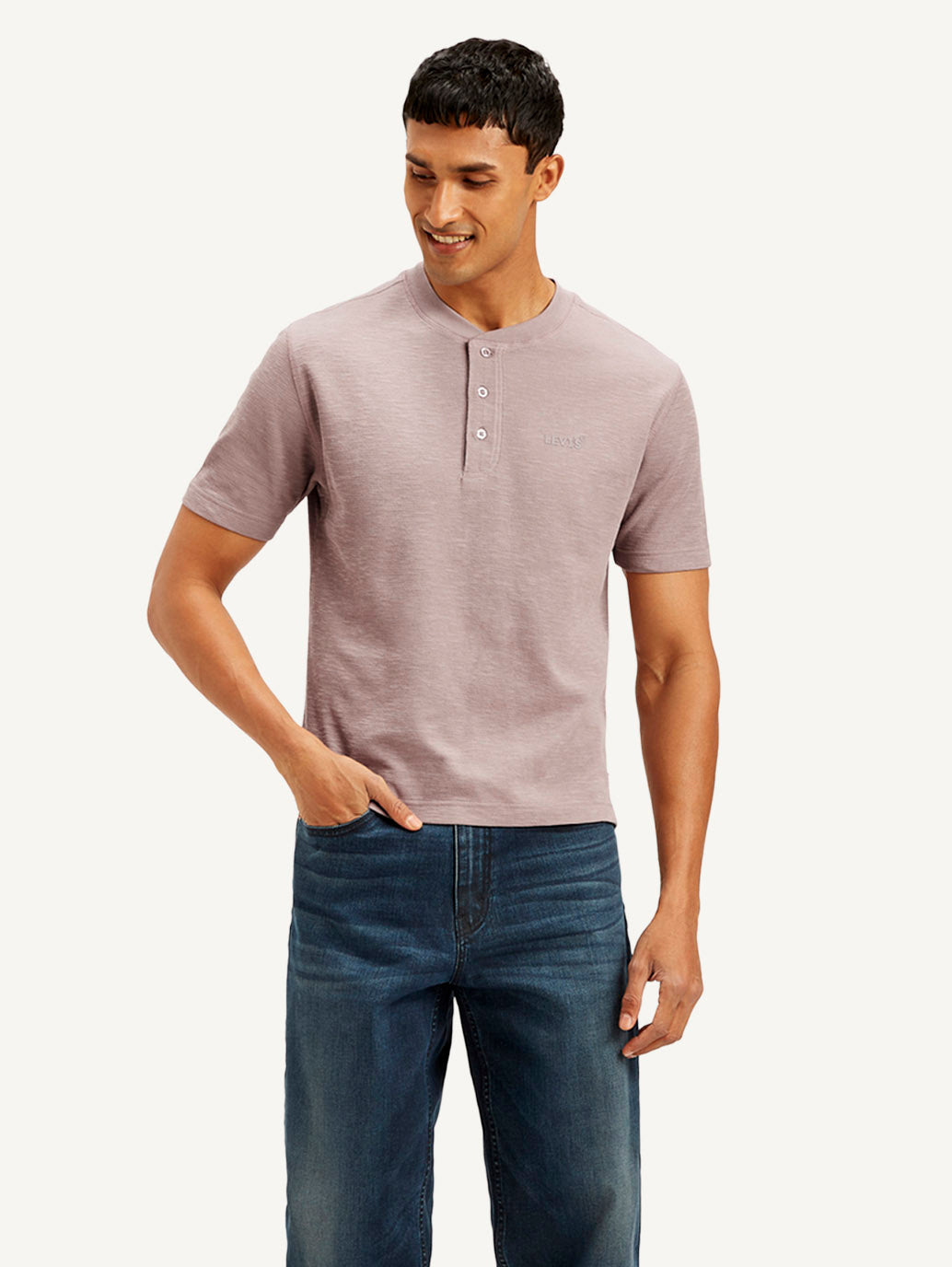 Men's Solid Slim Fit T-shirt