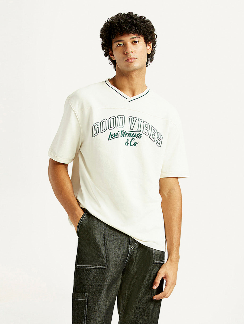 Men's Printed Loose Fit T-Shirt