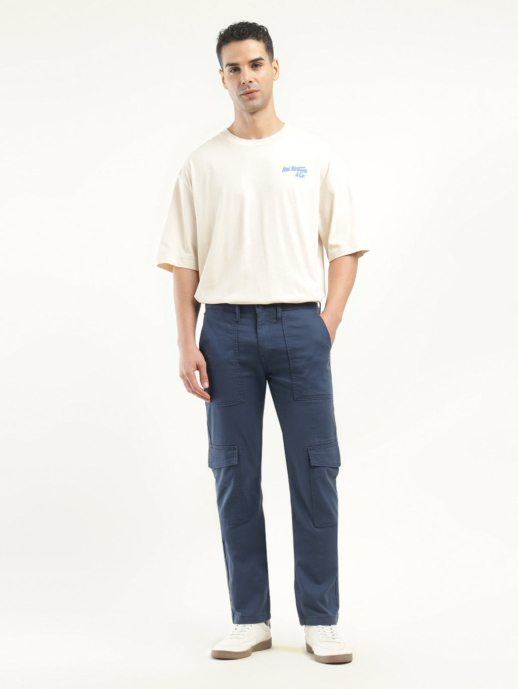 Men's 511 Slim Fit Navy Cargo Trousers