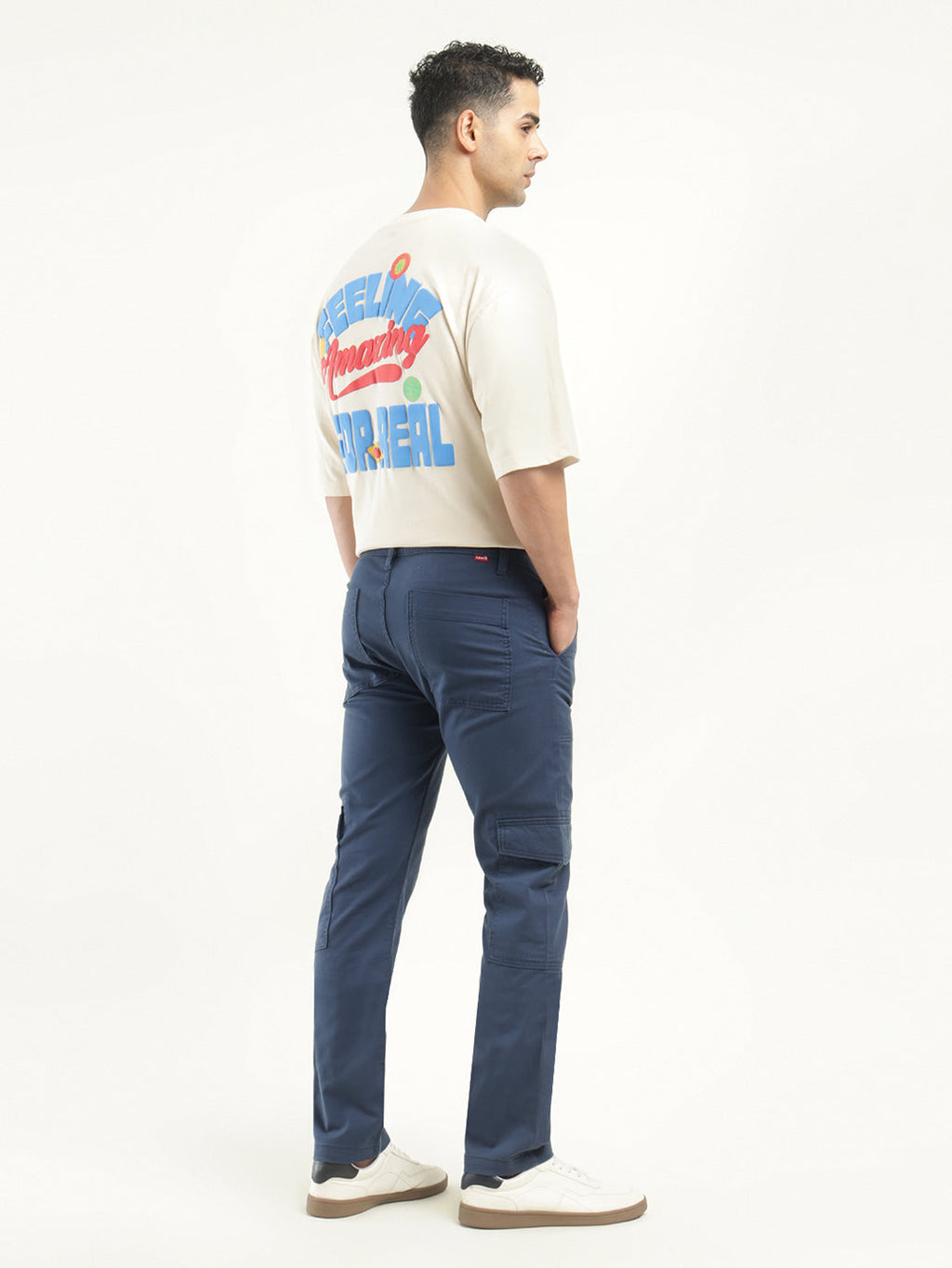 Men's 511 Slim Fit Navy Cargo Trousers