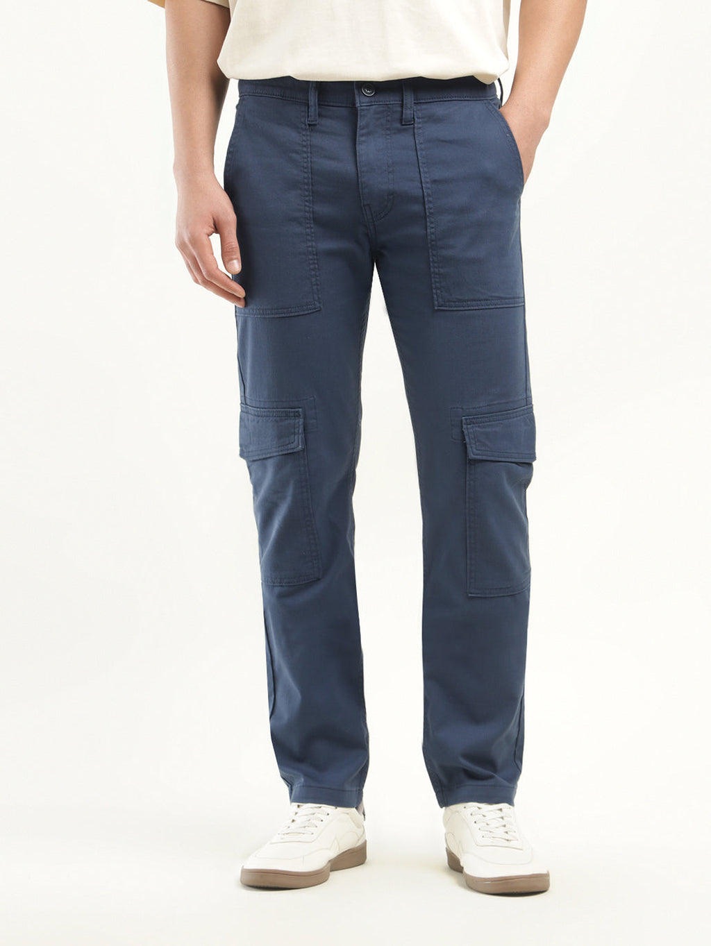 Men's 511 Slim Fit Navy Cargo Trousers