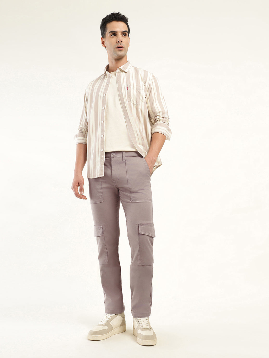 Men's Slim Fit Cargo Trousers