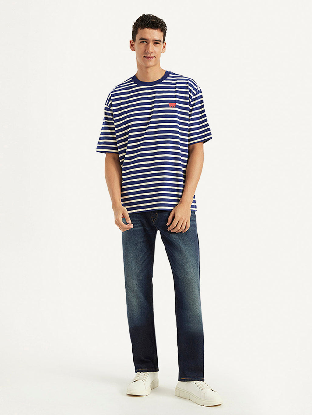 Men's Striped Relaxed Fit T-Shirt