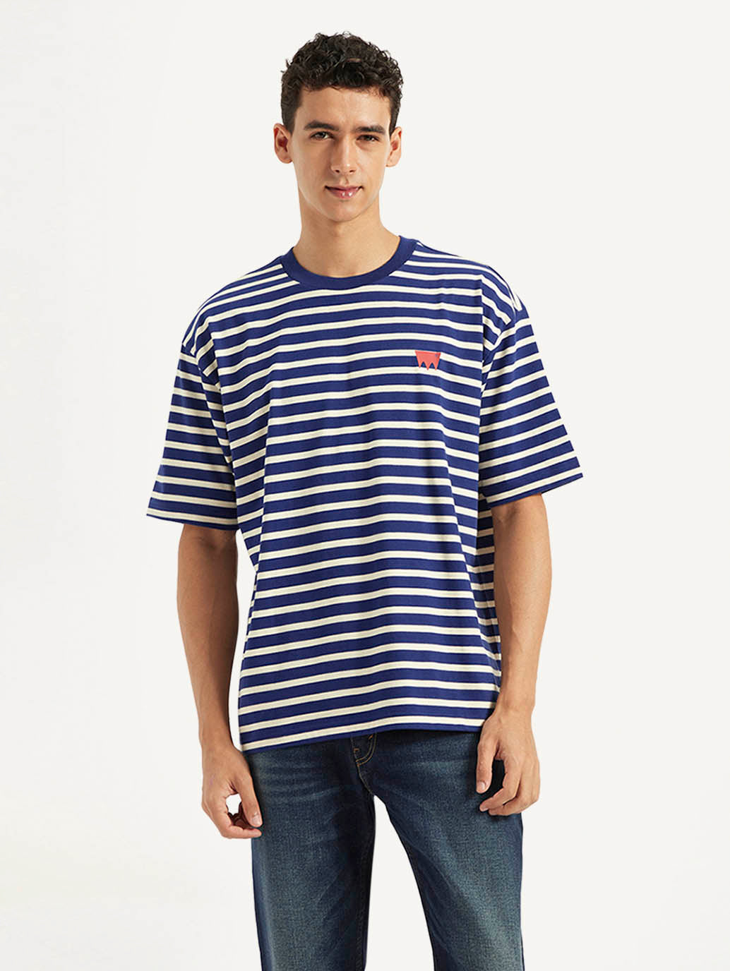 Men's Striped Relaxed Fit T-Shirt