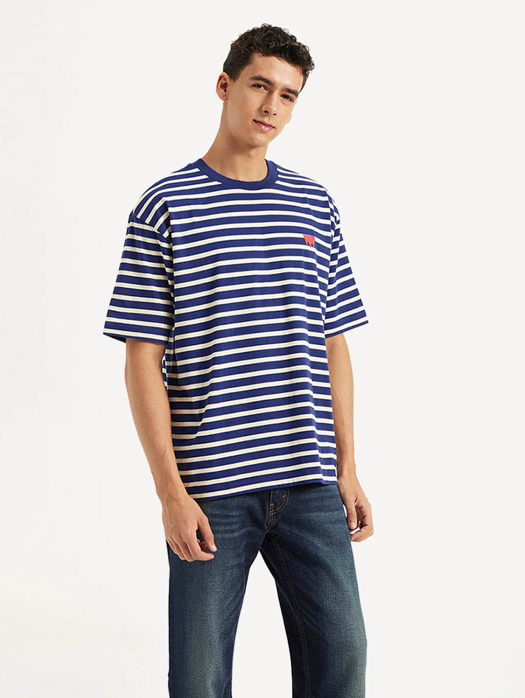 Men's Striped Relaxed Fit T-Shirt