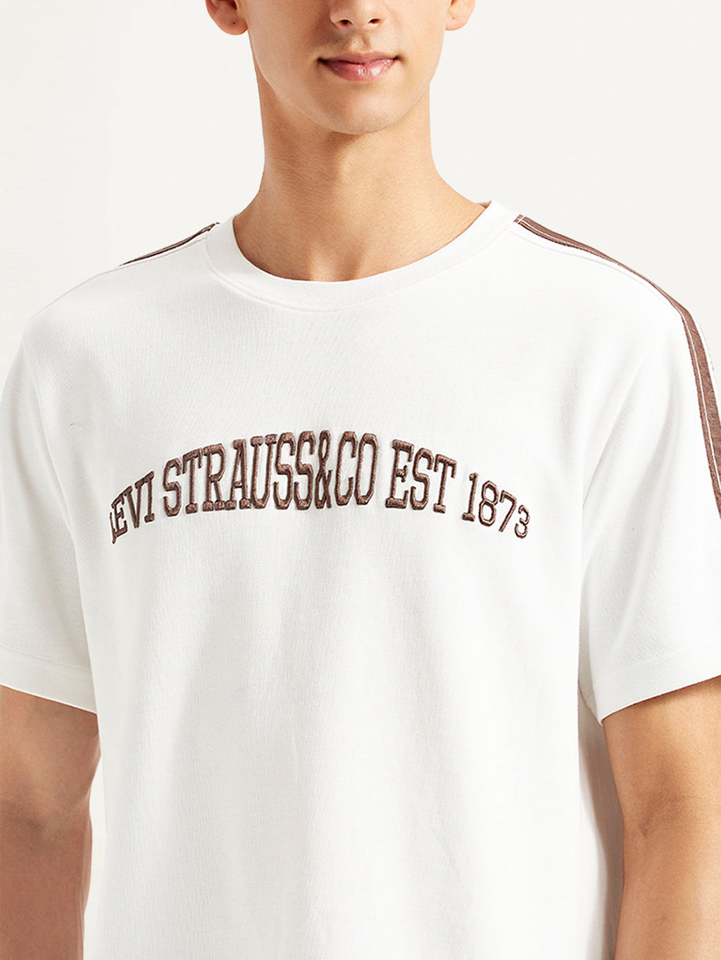 Men's Typographic Crew Neck T-shirt