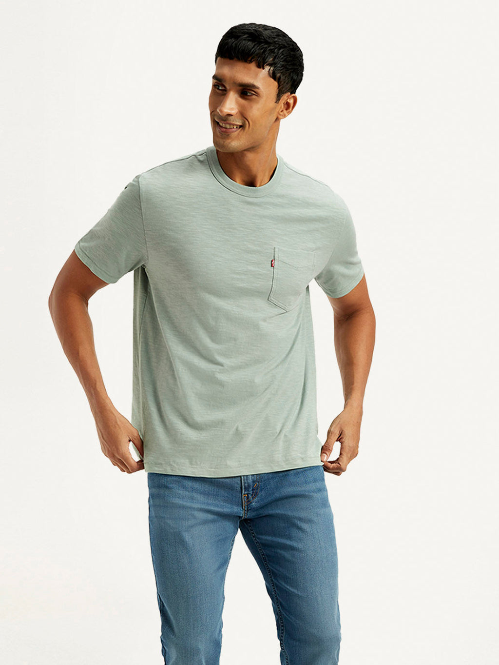 Men's Textured Regular Fit T-Shirt
