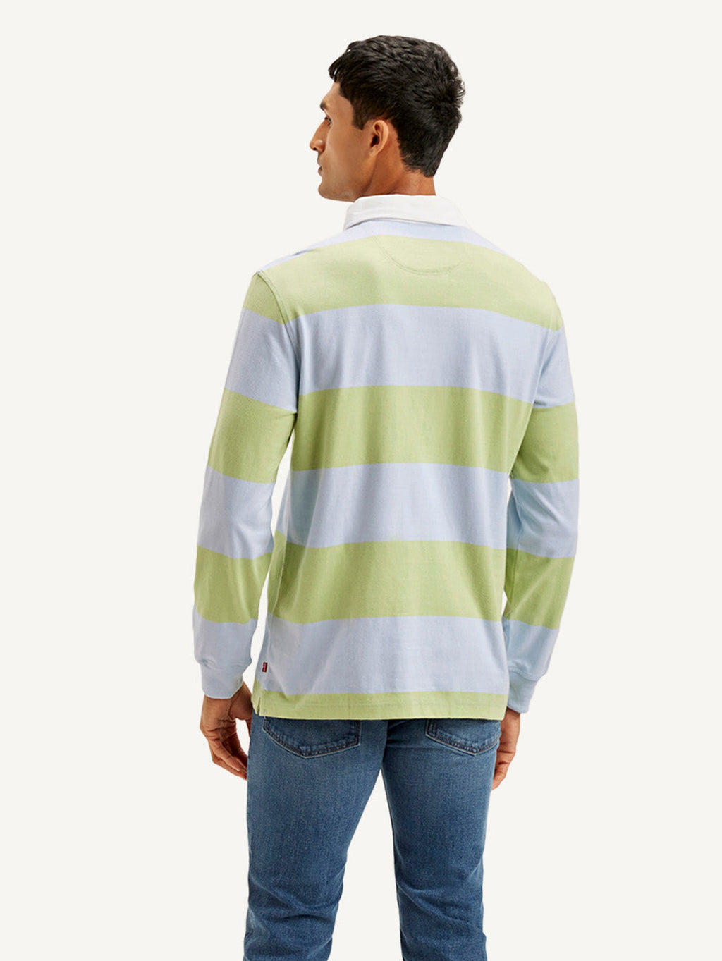 Men's Striped Polo T-shirt