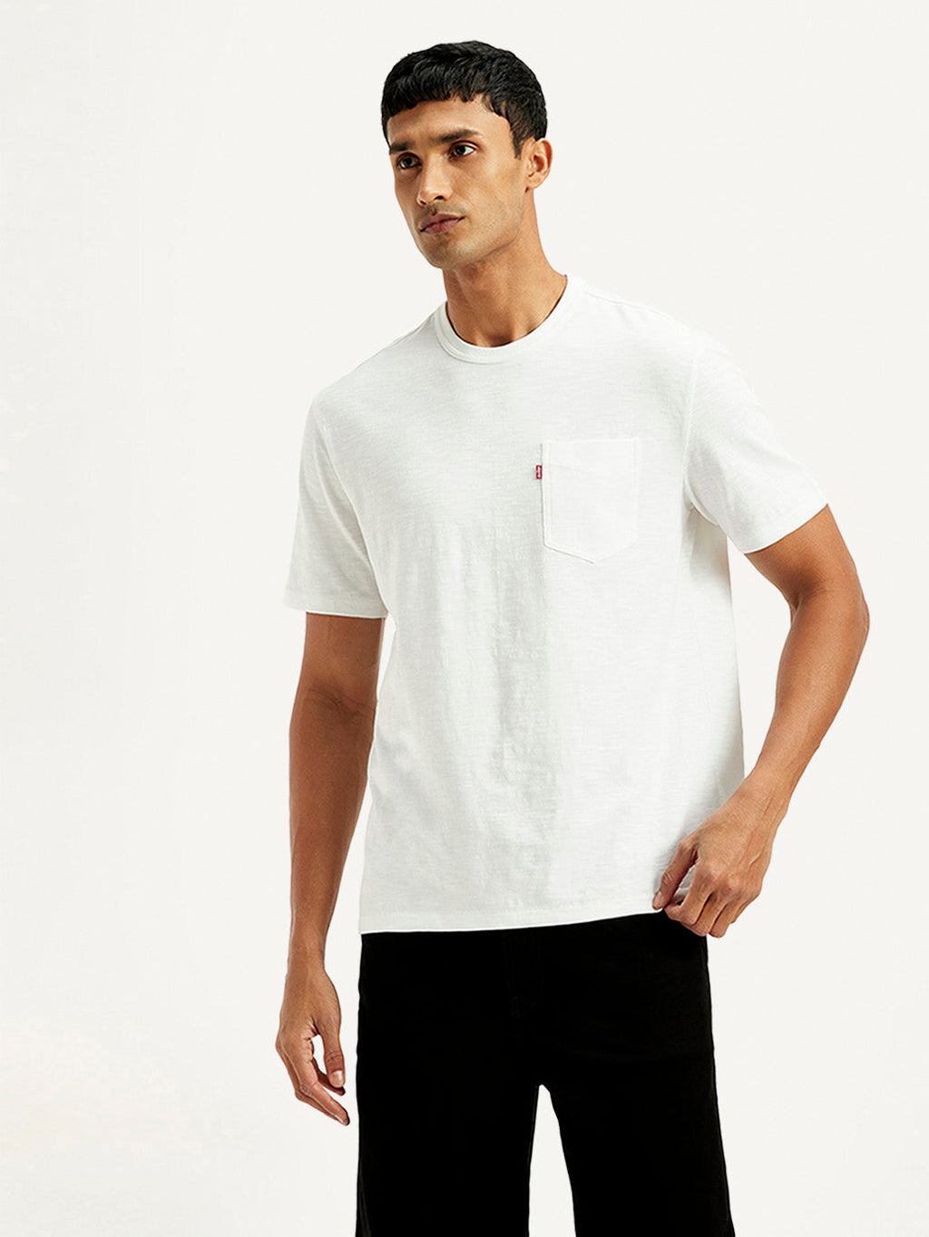 Men's Solid Crew Neck T-shirt