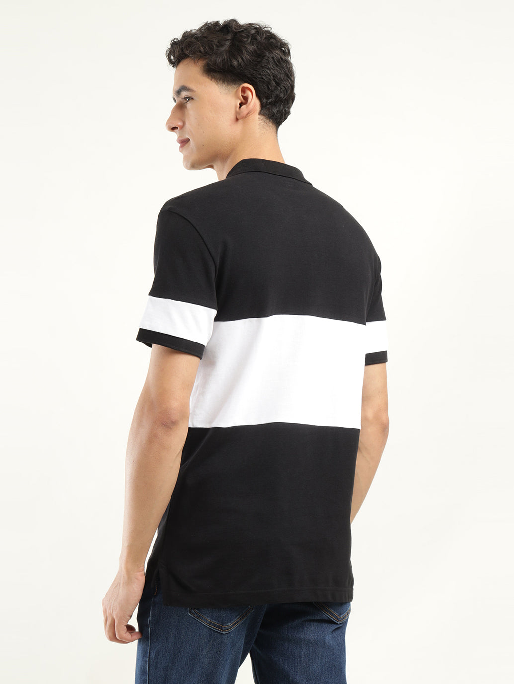 Men's Colorblock Polo T-Shirt