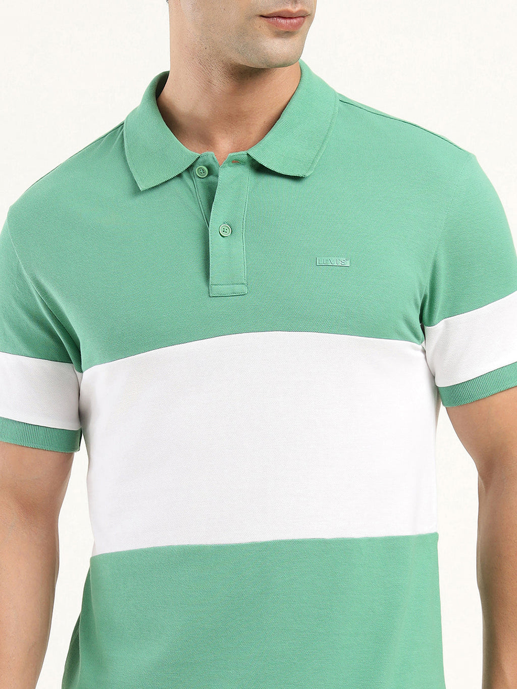 Men's Colorblock Polo T-Shirt
