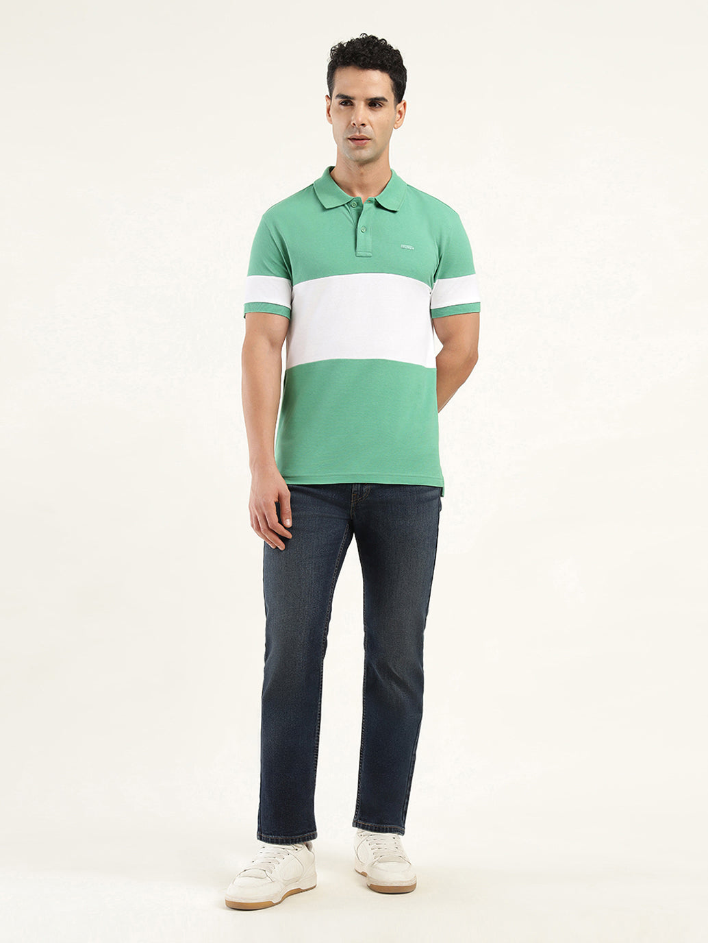 Men's Colorblock Polo T-Shirt