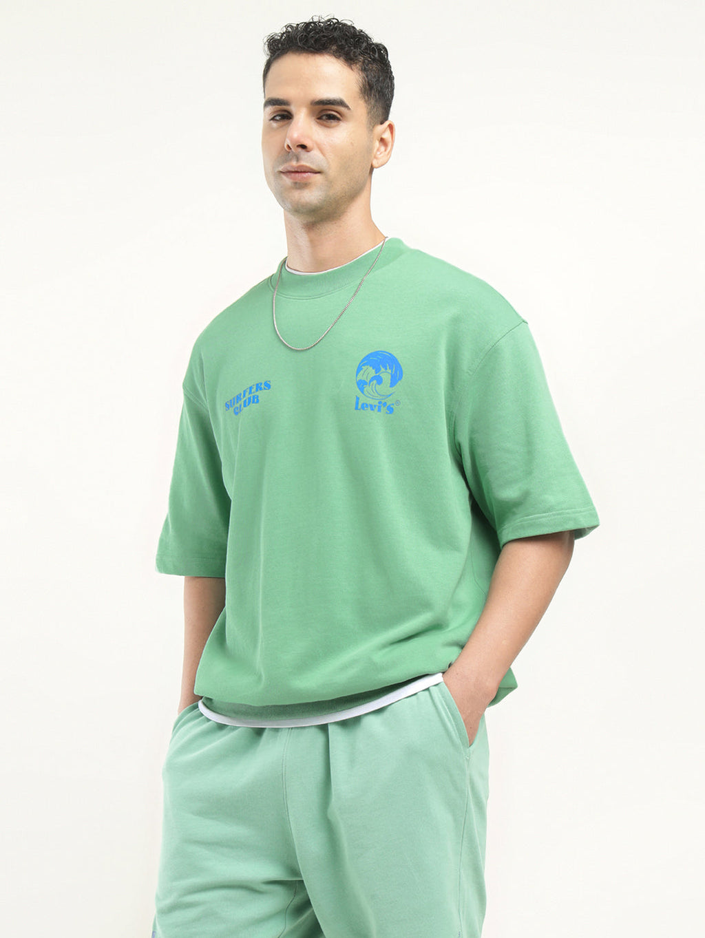 Men's Solid Loose Fit T-shirt