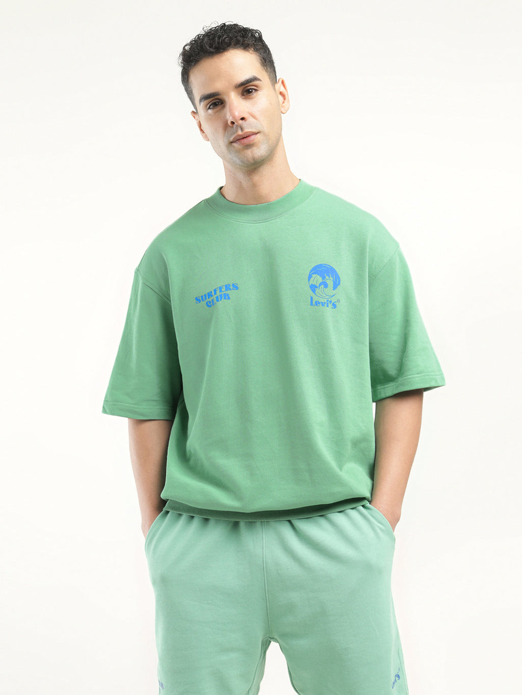 Men's Solid Loose Fit T-shirt