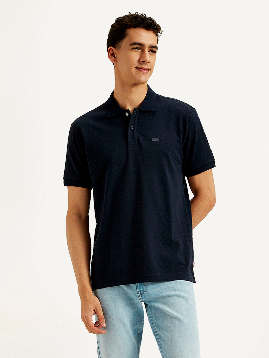 Men's Solid Regular Fit Polo T-shirt
