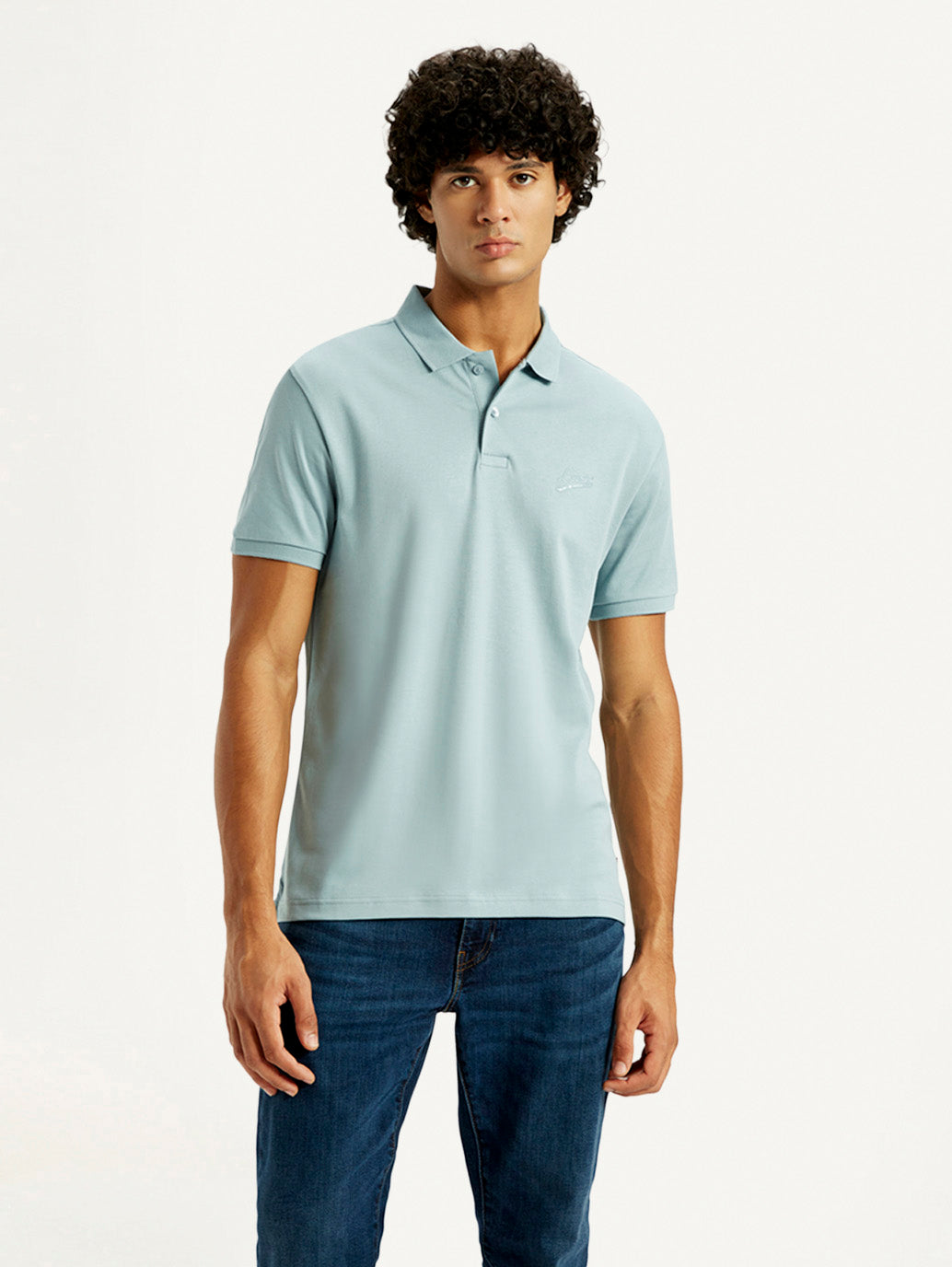 Men's Solid Slim Fit Polo T-Shirt