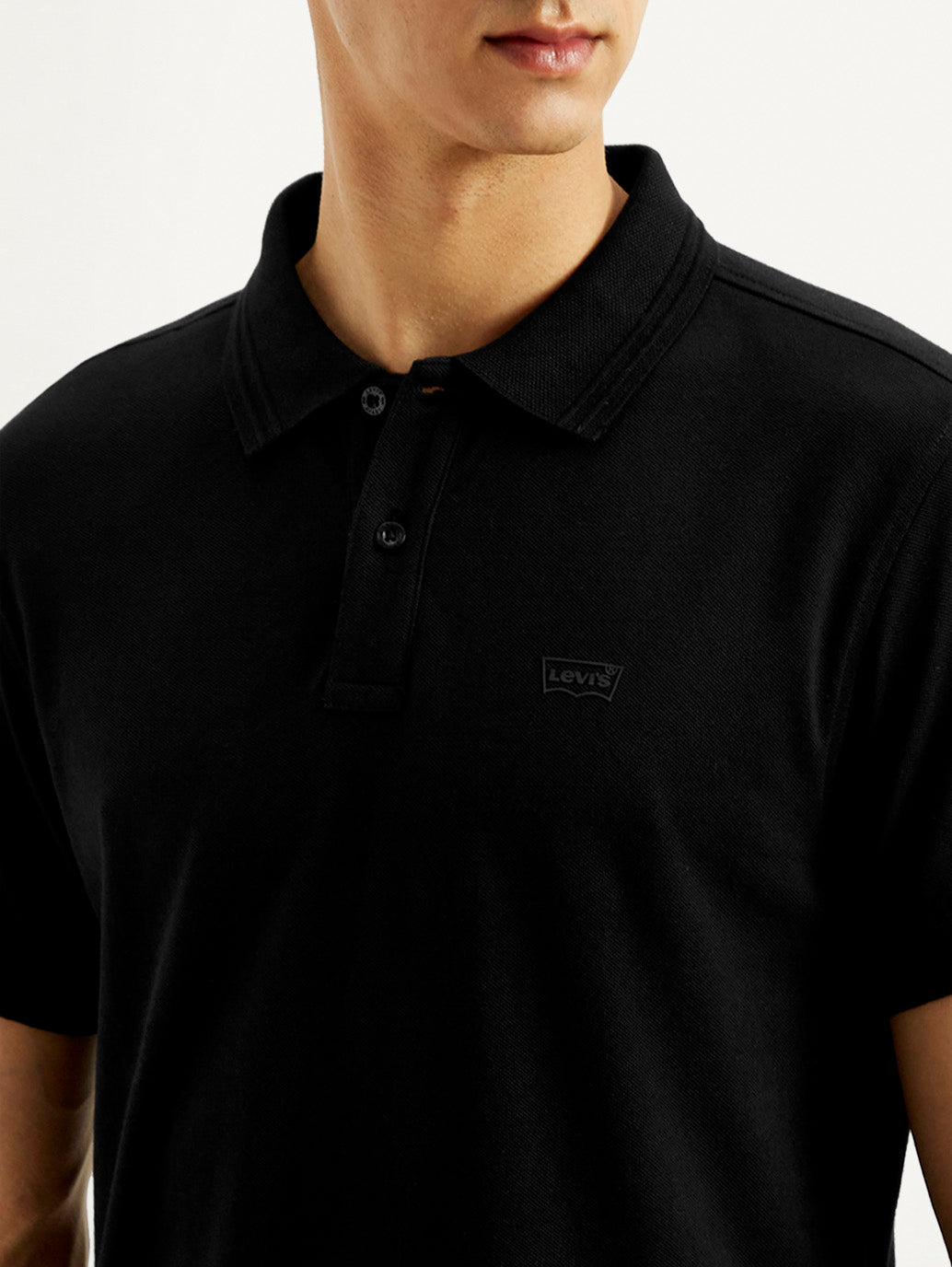 Men's Solid Slim Fit Polo T-shirt
