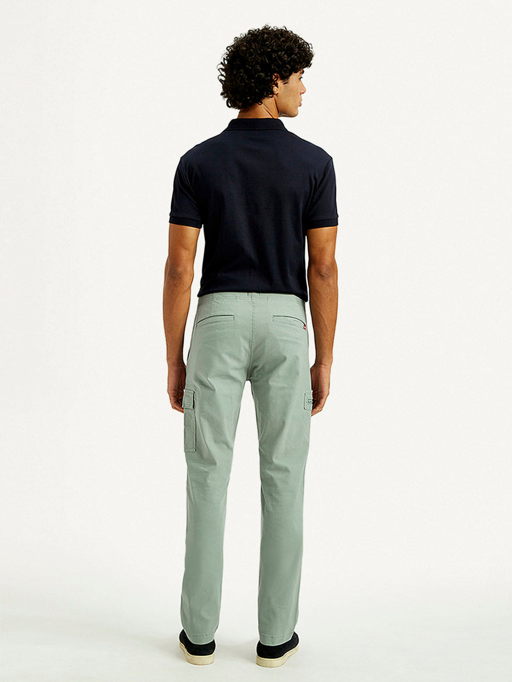 Men's 511 Green Slim Fit Mid Rise Cargo Trousers