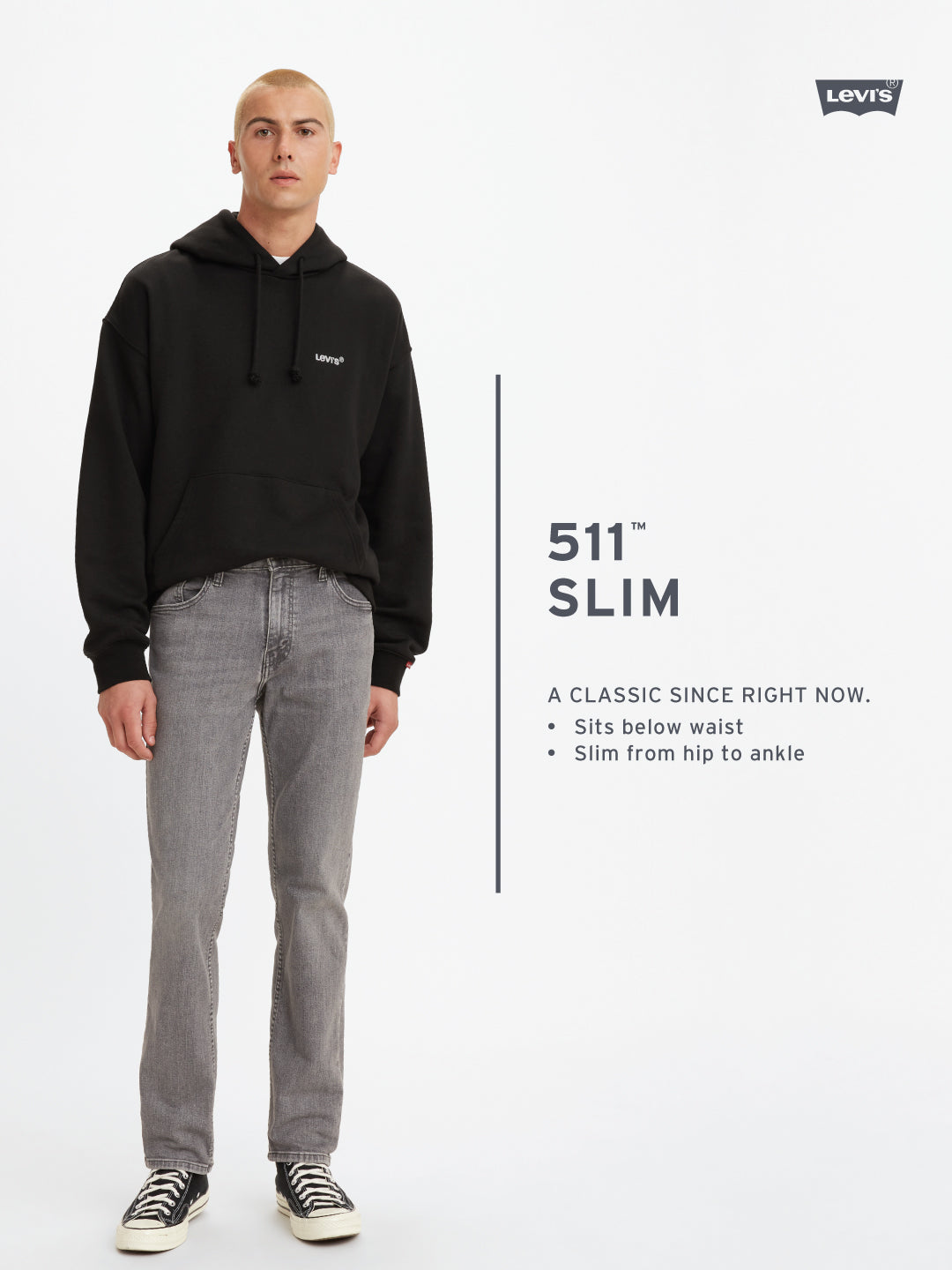 Men's 511 Slim Fit Navy Cargo Trousers