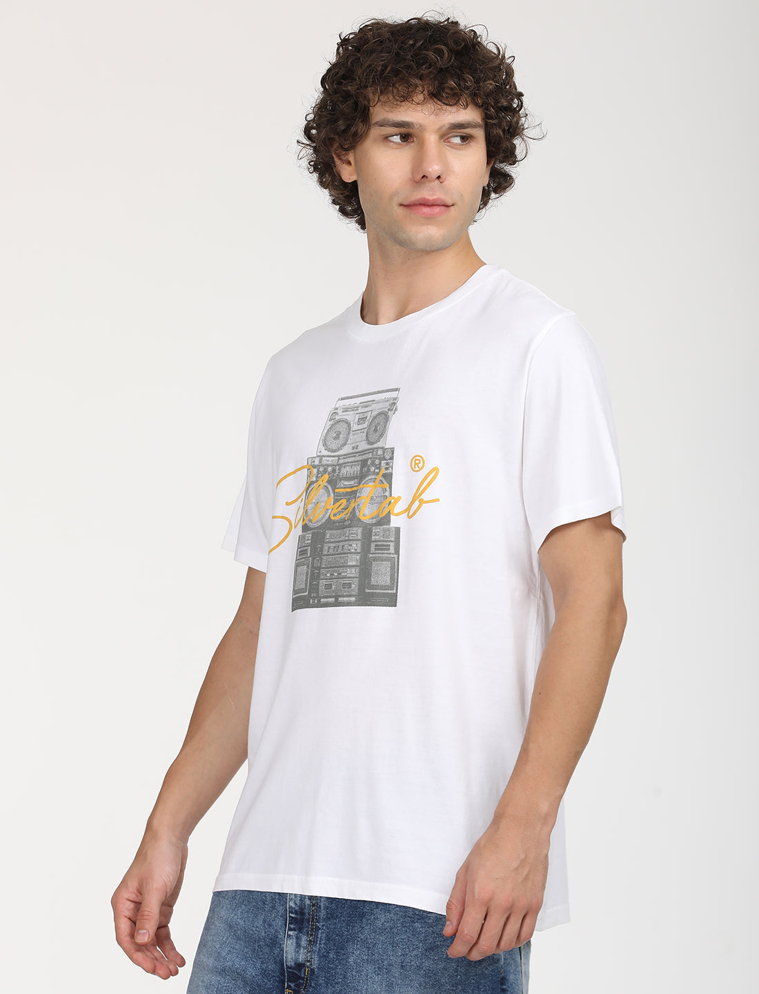 Men's Graphic Print Relaxed Fit T-Shirt