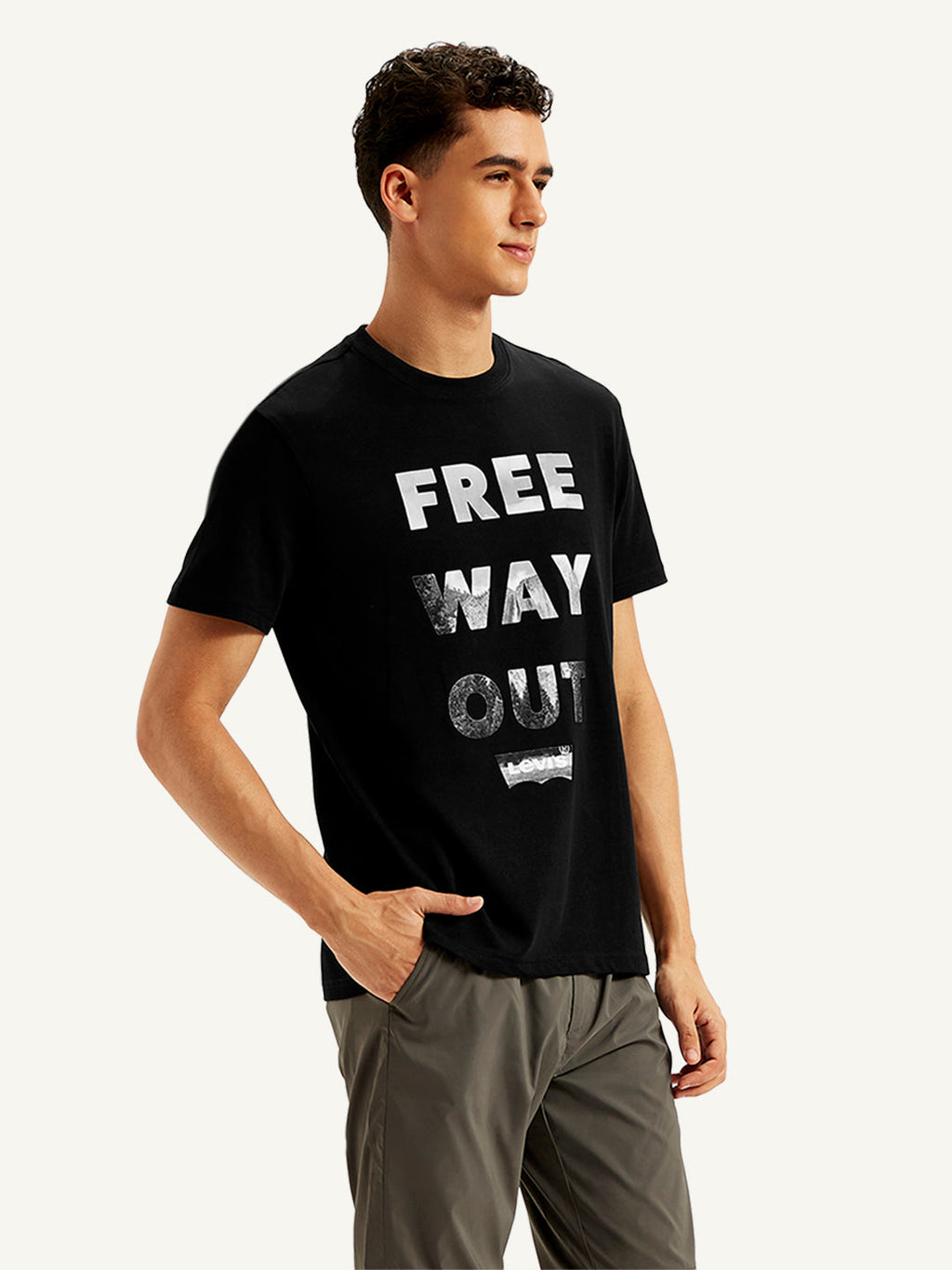 Men's Graphic Print Regular Fit T-Shirt
