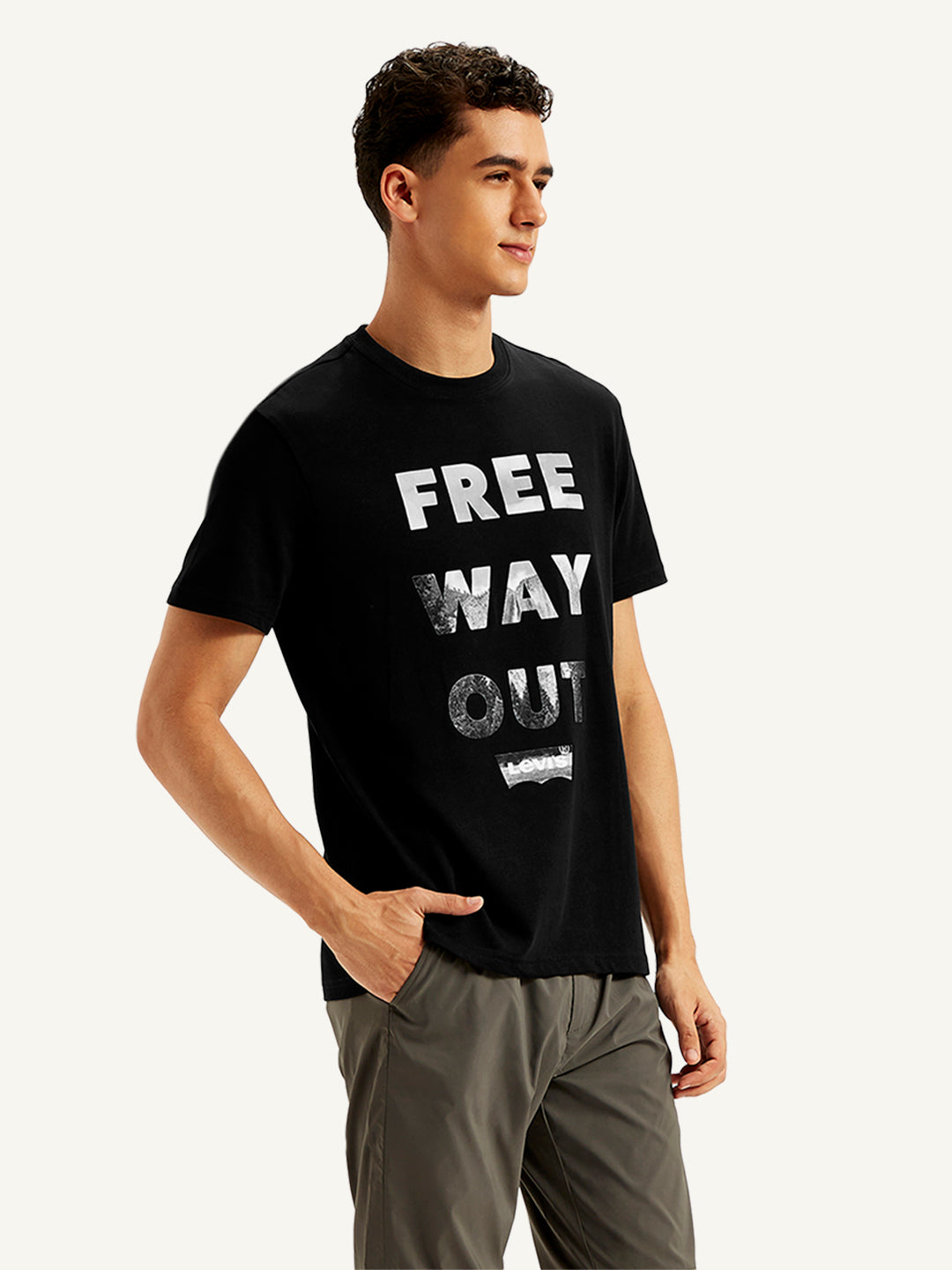 Men's Graphic Print Regular Fit T-Shirt