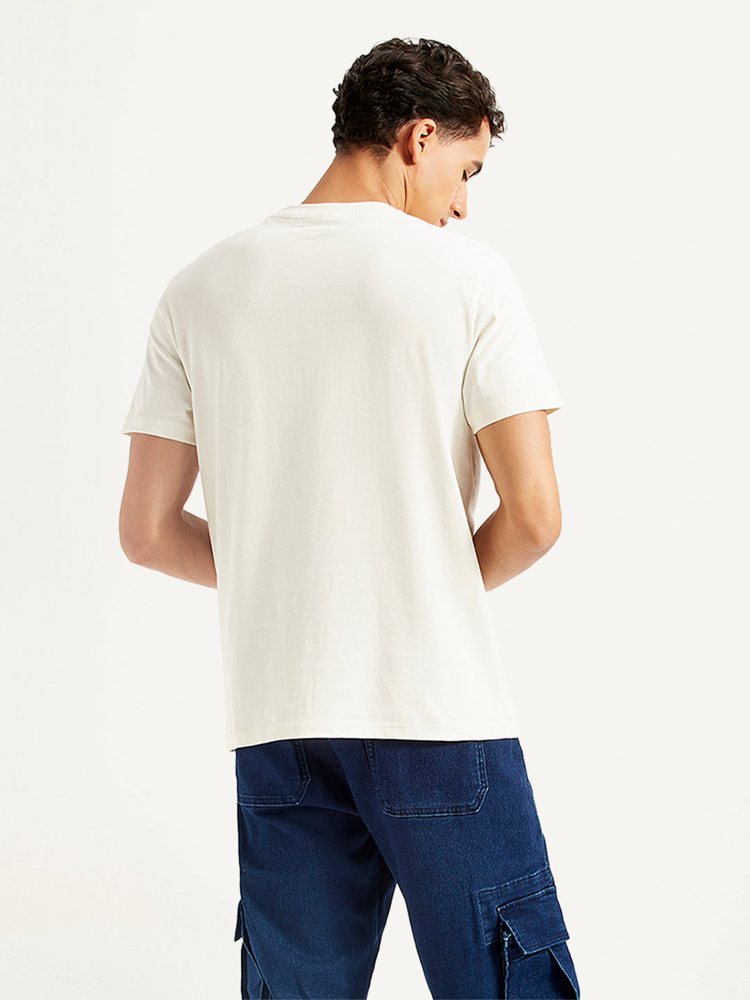 Men's Typographic Print Slim Fit T-shirt