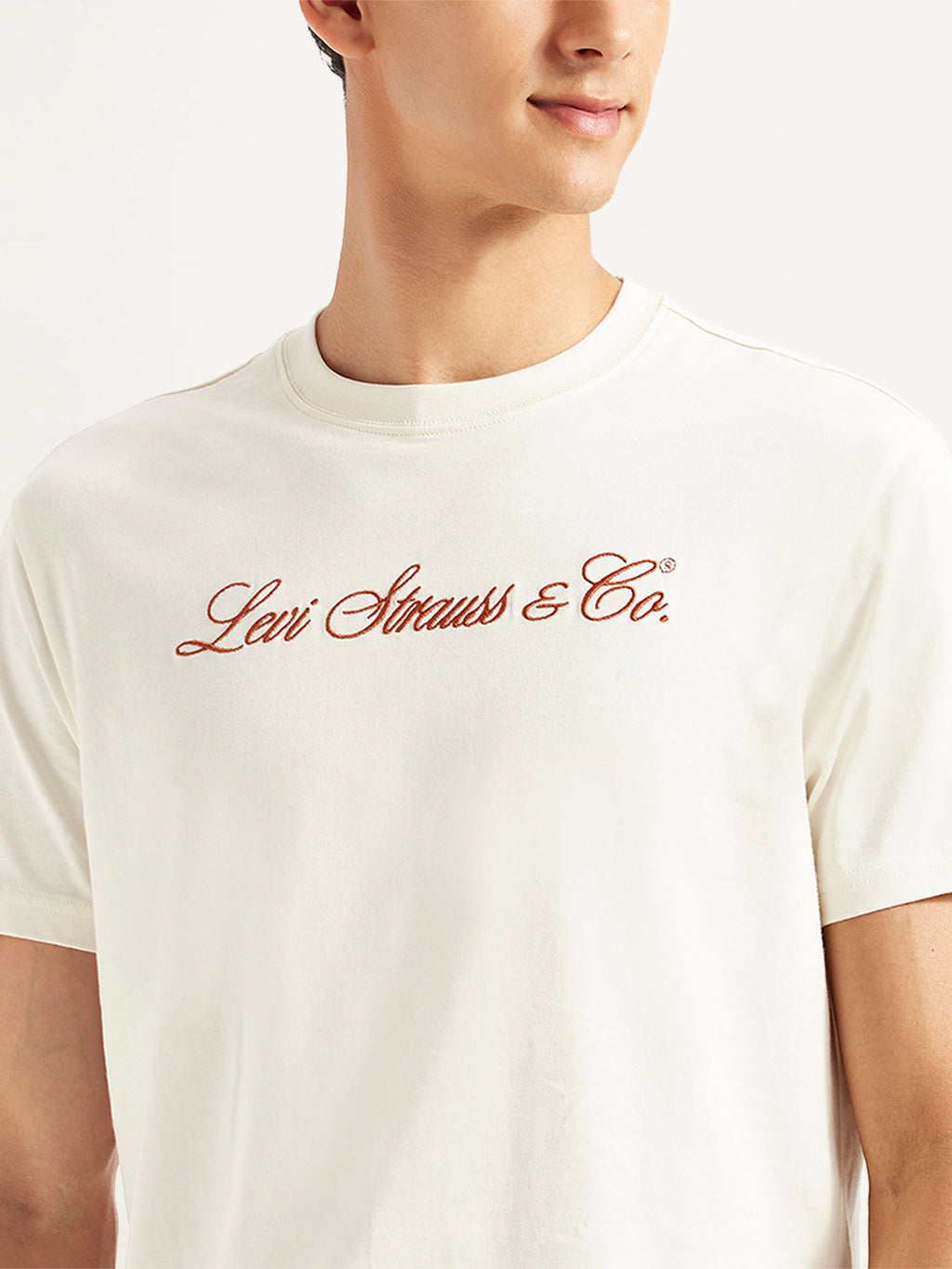 Men's Typographic Print Slim Fit T-shirt