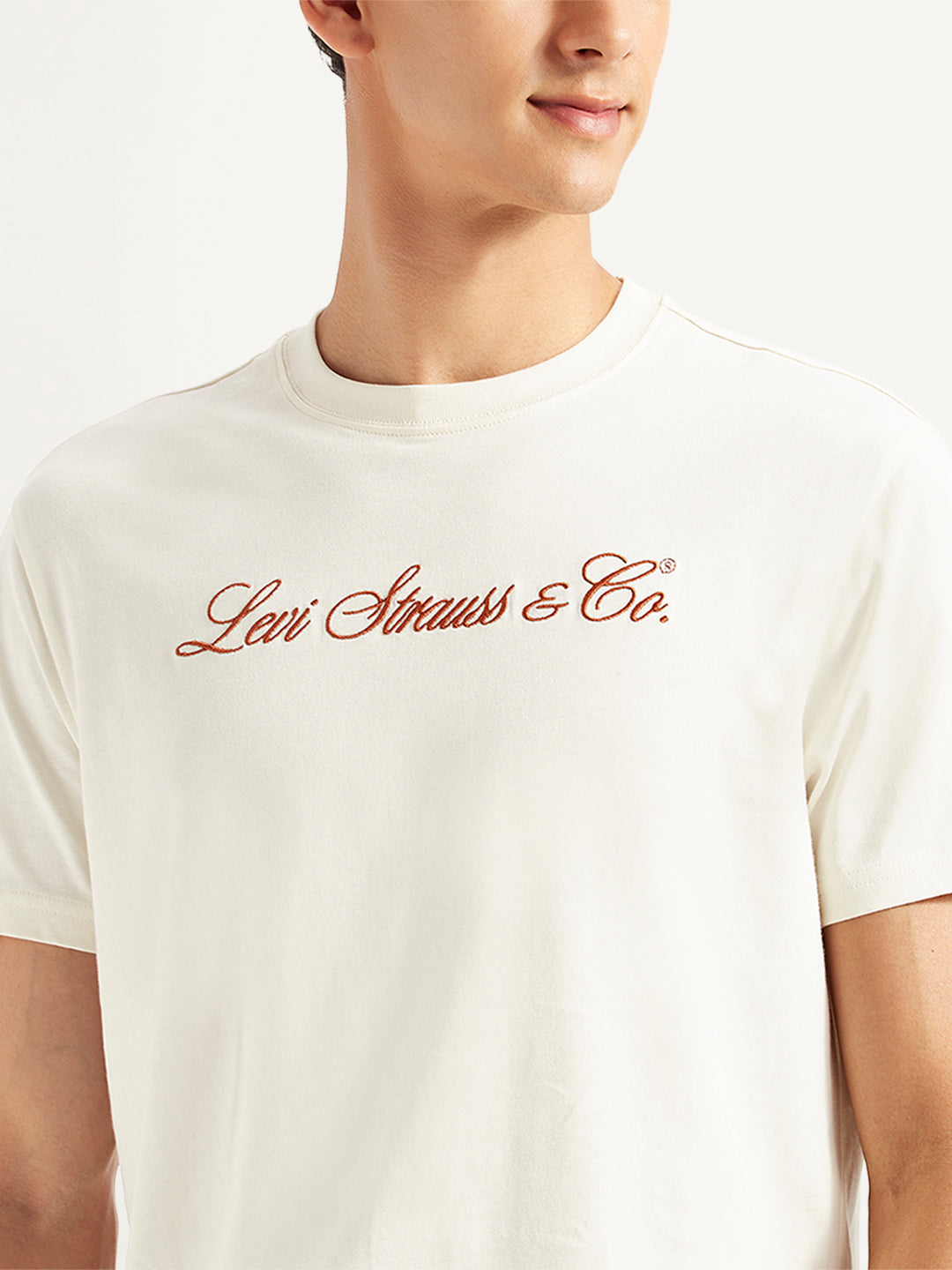 Men's Typographic Print Slim Fit T-shirt