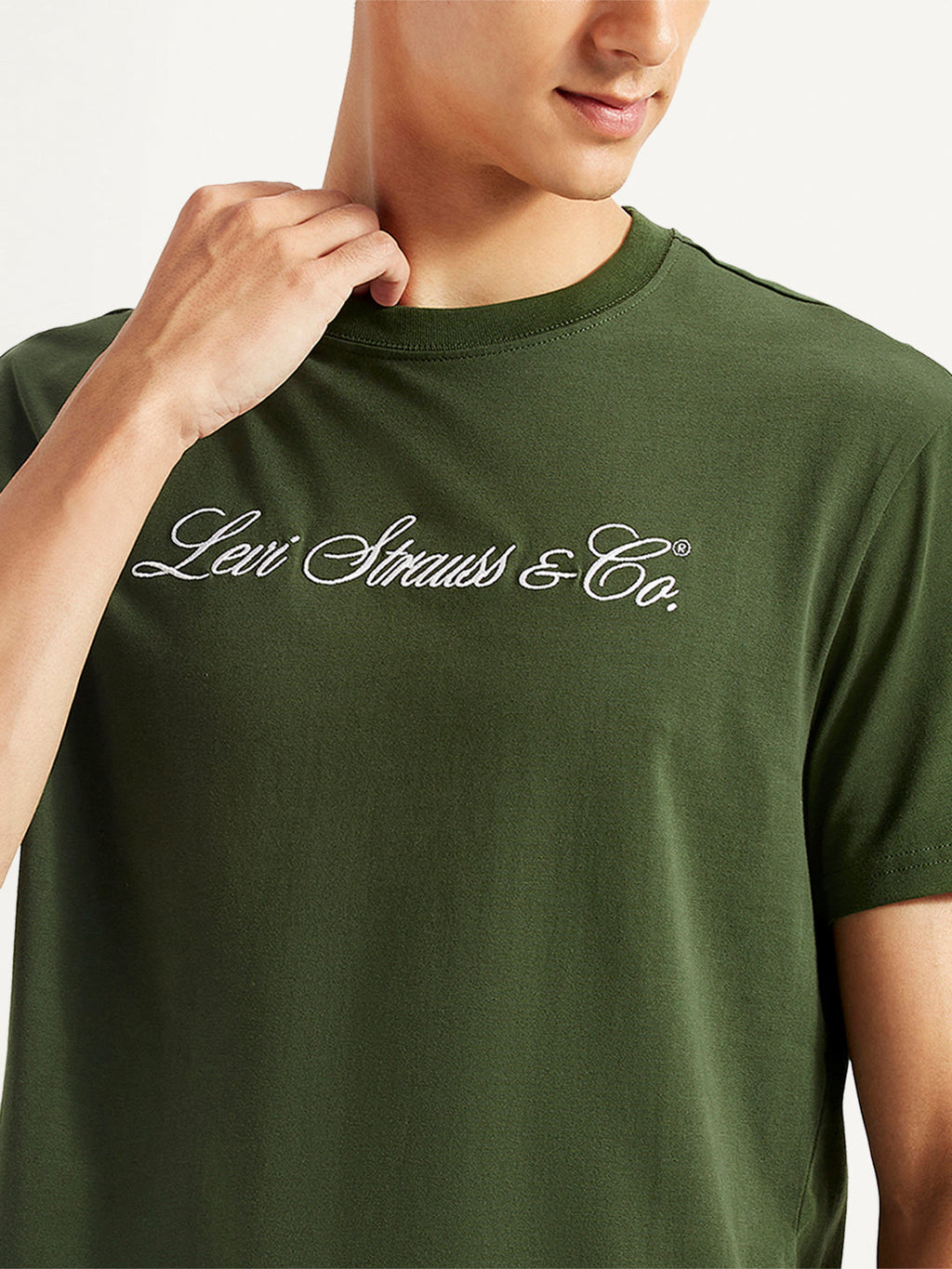 Men's Typographic Print Slim Fit T-shirt