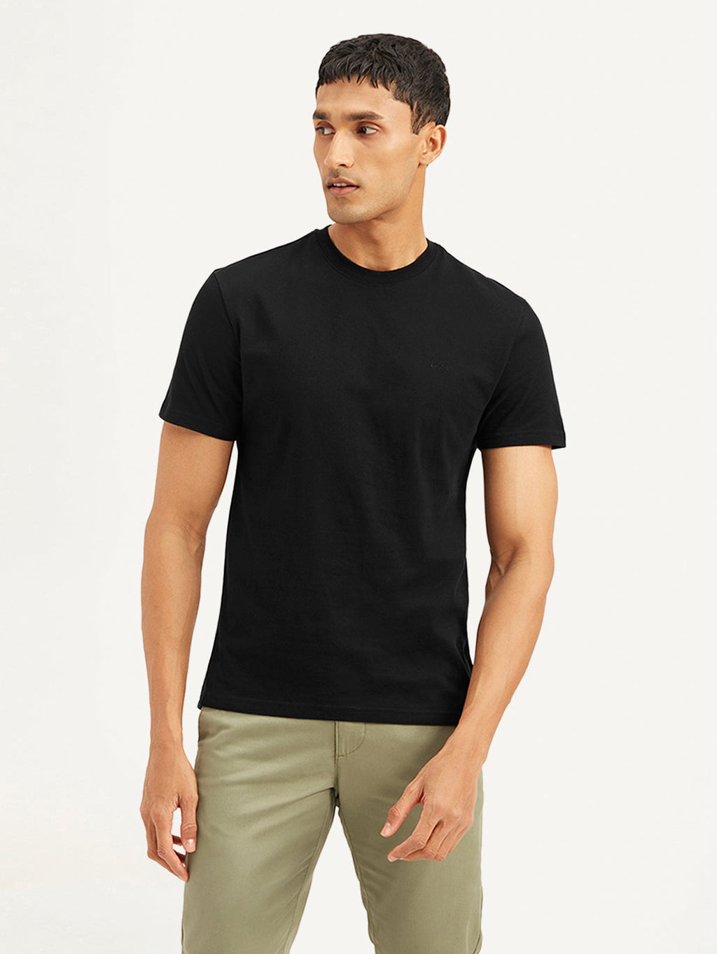 Men's Solid Slim Fit T-shirt