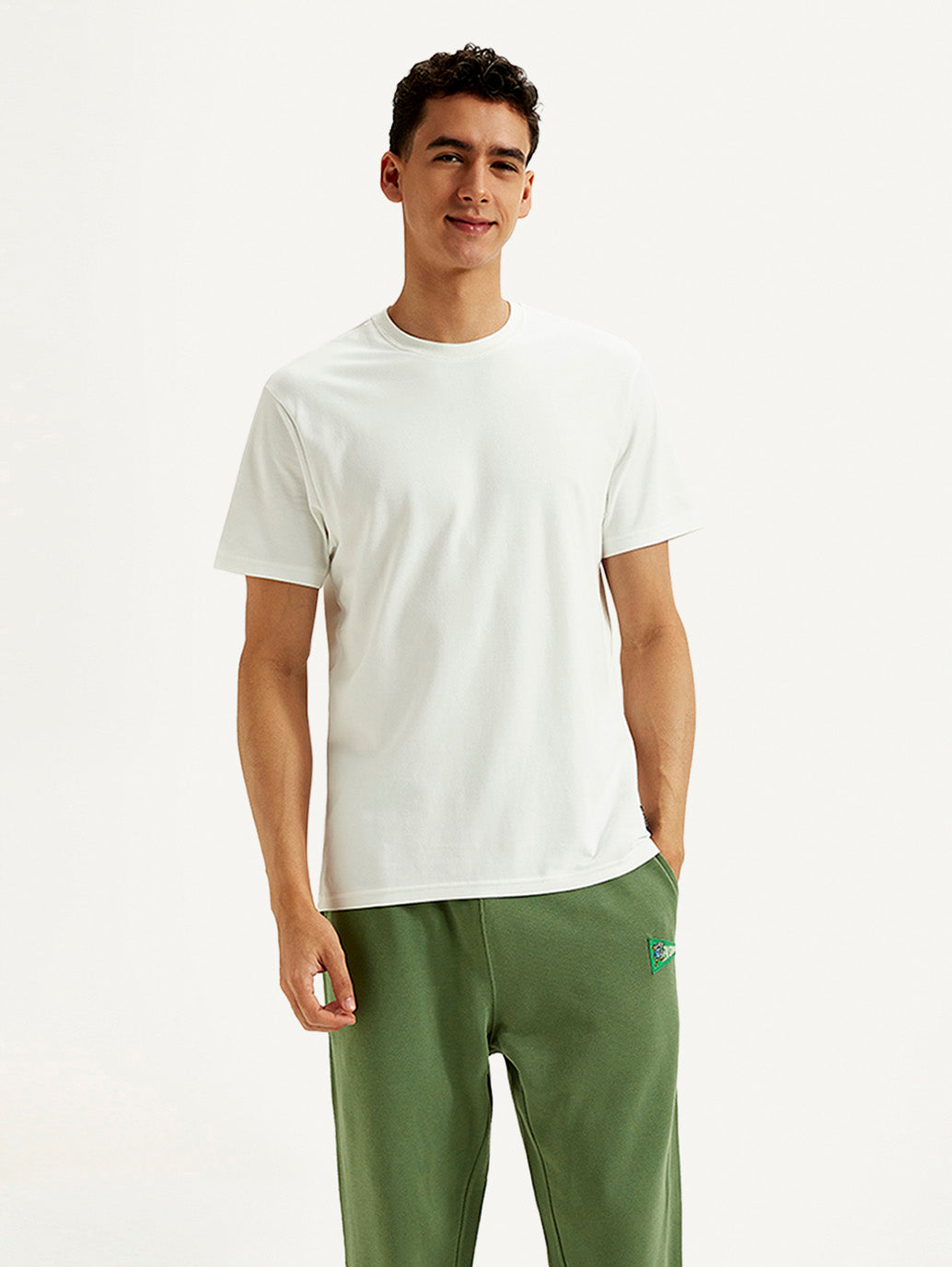 Men's Solid Slim Fit T-shirt