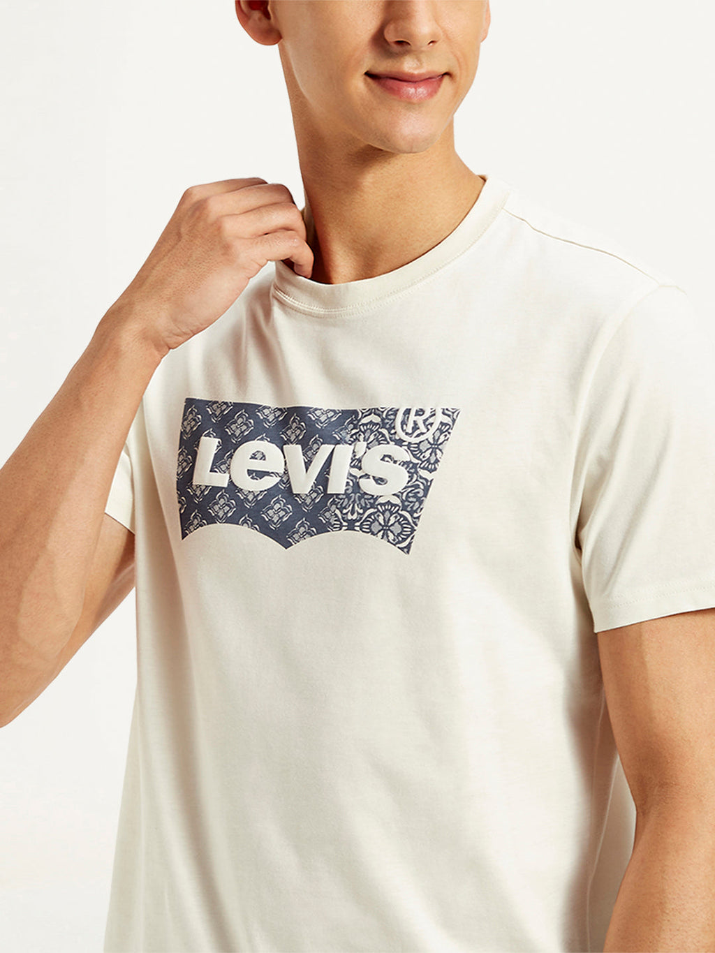 Men's Brand Logo Slim Fit T-Shirt