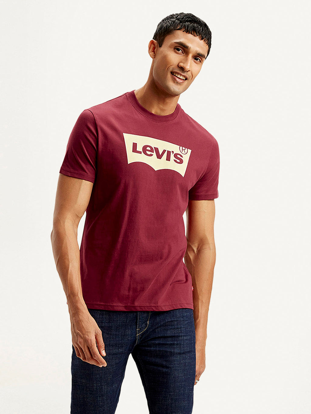 Men's Brand Logo Slim Fit T-shirt