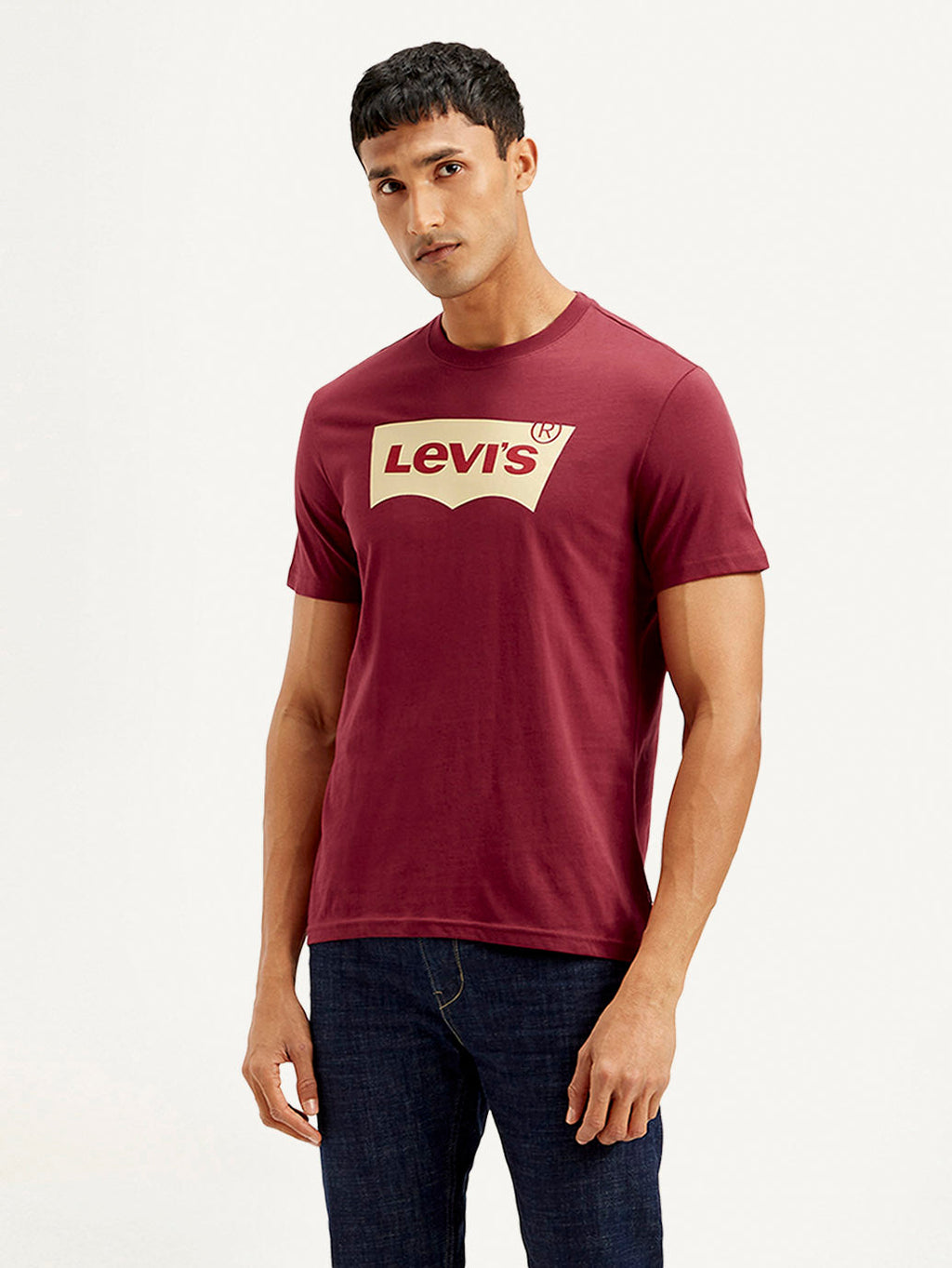 Men's Brand Logo Slim Fit T-shirt