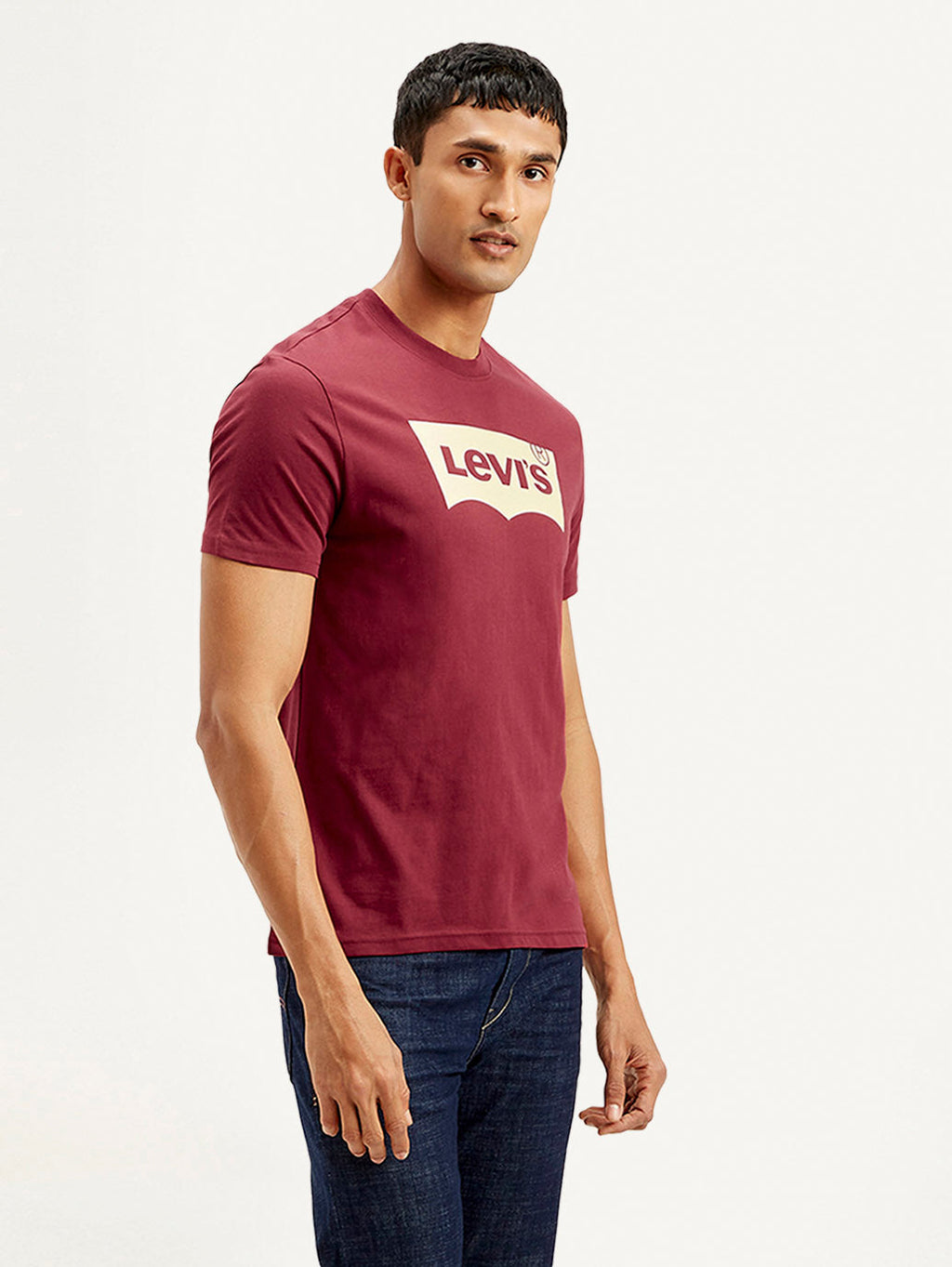 Men's Brand Logo Slim Fit T-shirt