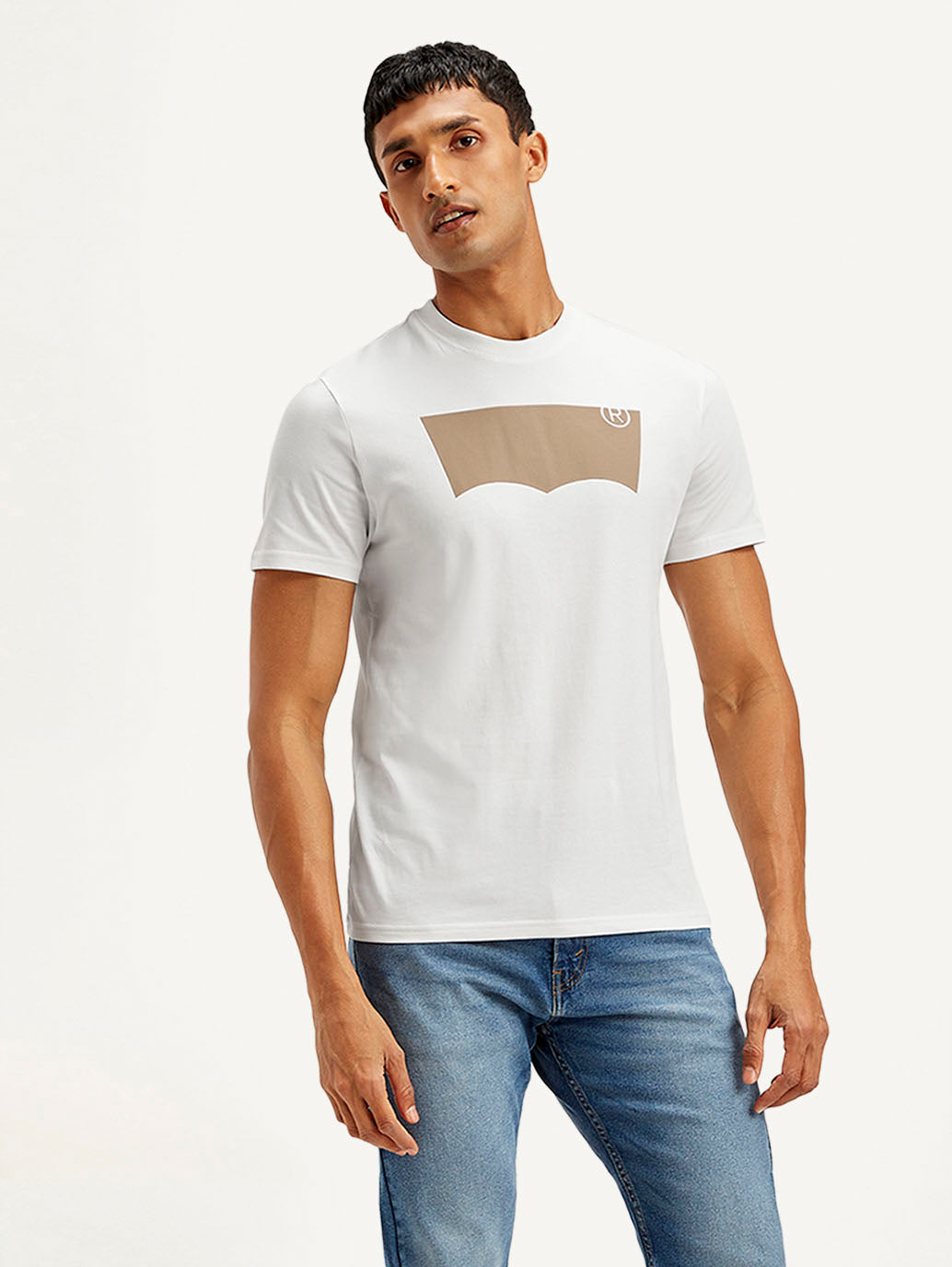 Men's Brand Logo Slim Fit T-shirt
