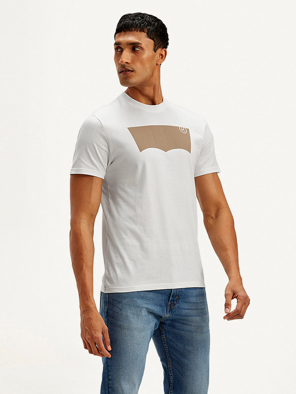 Men's Brand Logo Slim Fit T-shirt