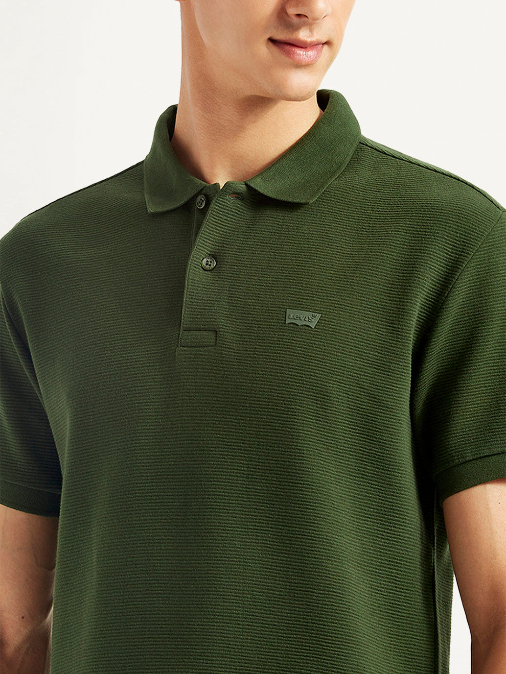 Men's Solid Slim Fit Polo T-shirt