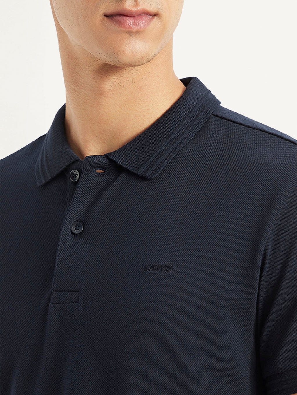 Men's Solid Slim Fit Polo T-shirt