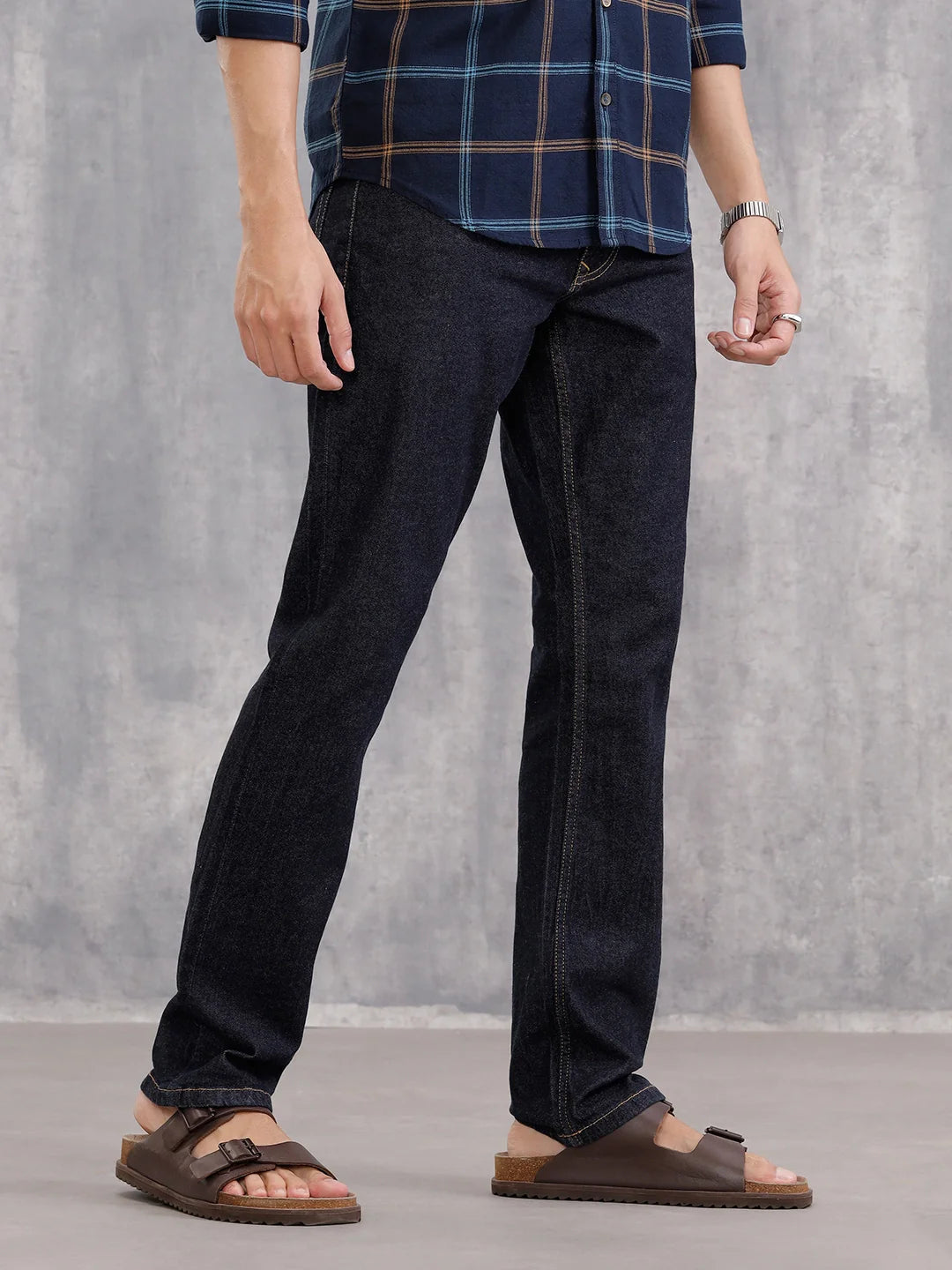 Classic Dk Blue Rinse Wash Jeans | Blue