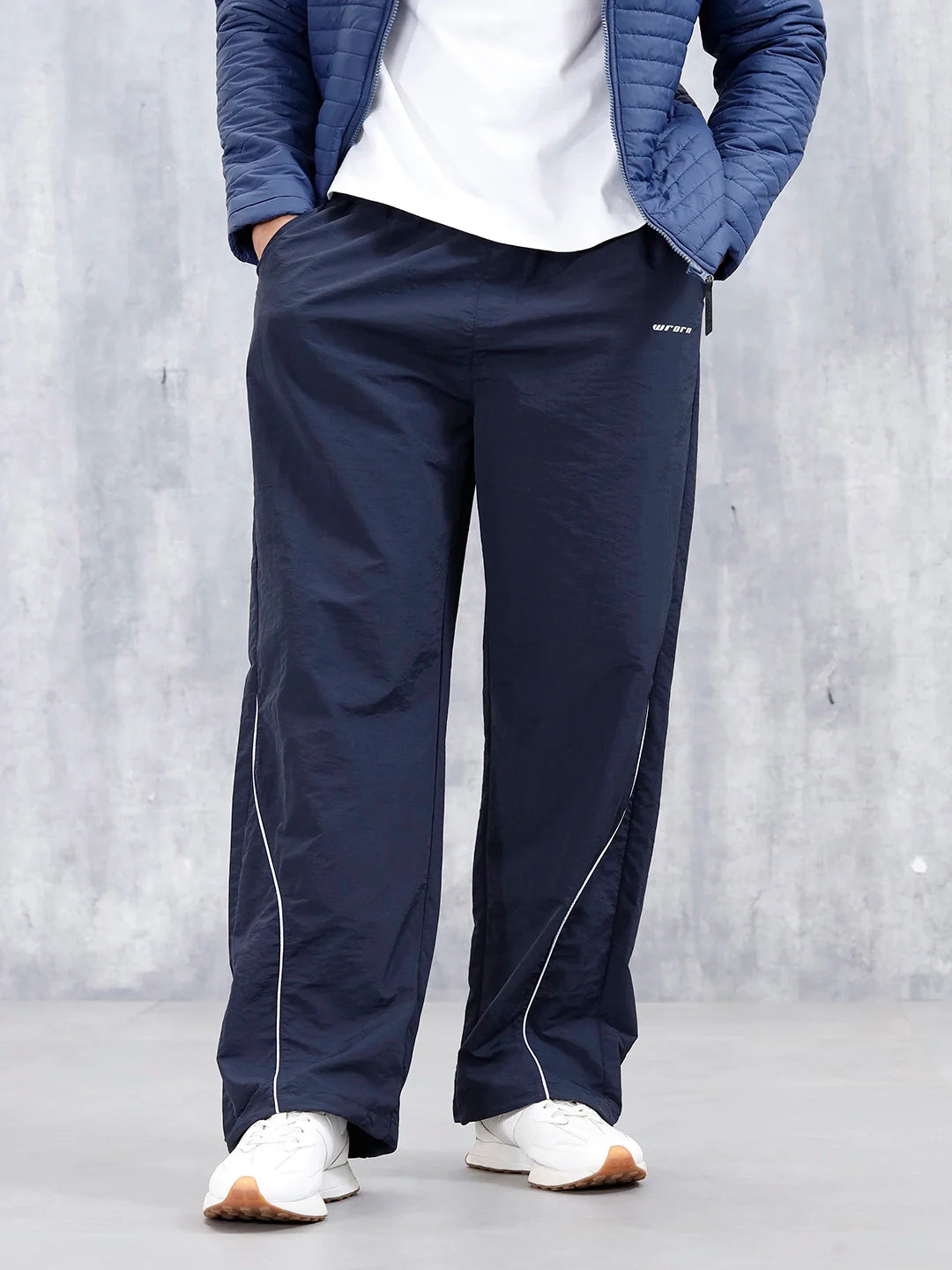 Men's Causal Oversized Fit Sport Look Jogger  | Navy Blue