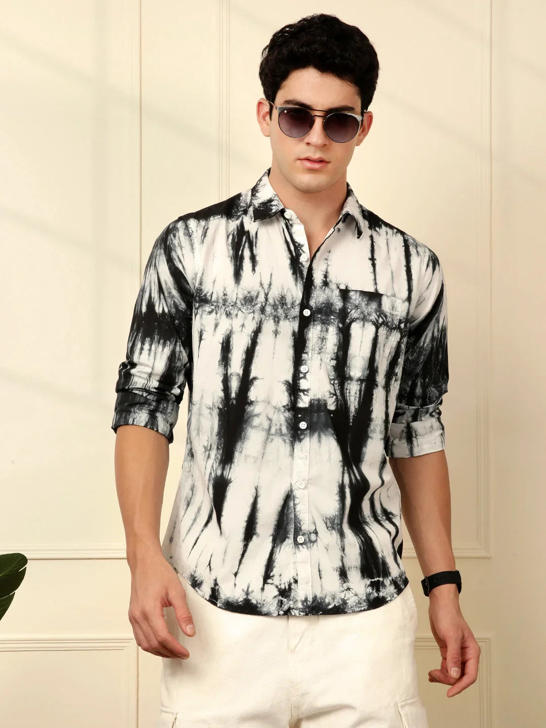 Black Dyed Full Sleeve Shirt