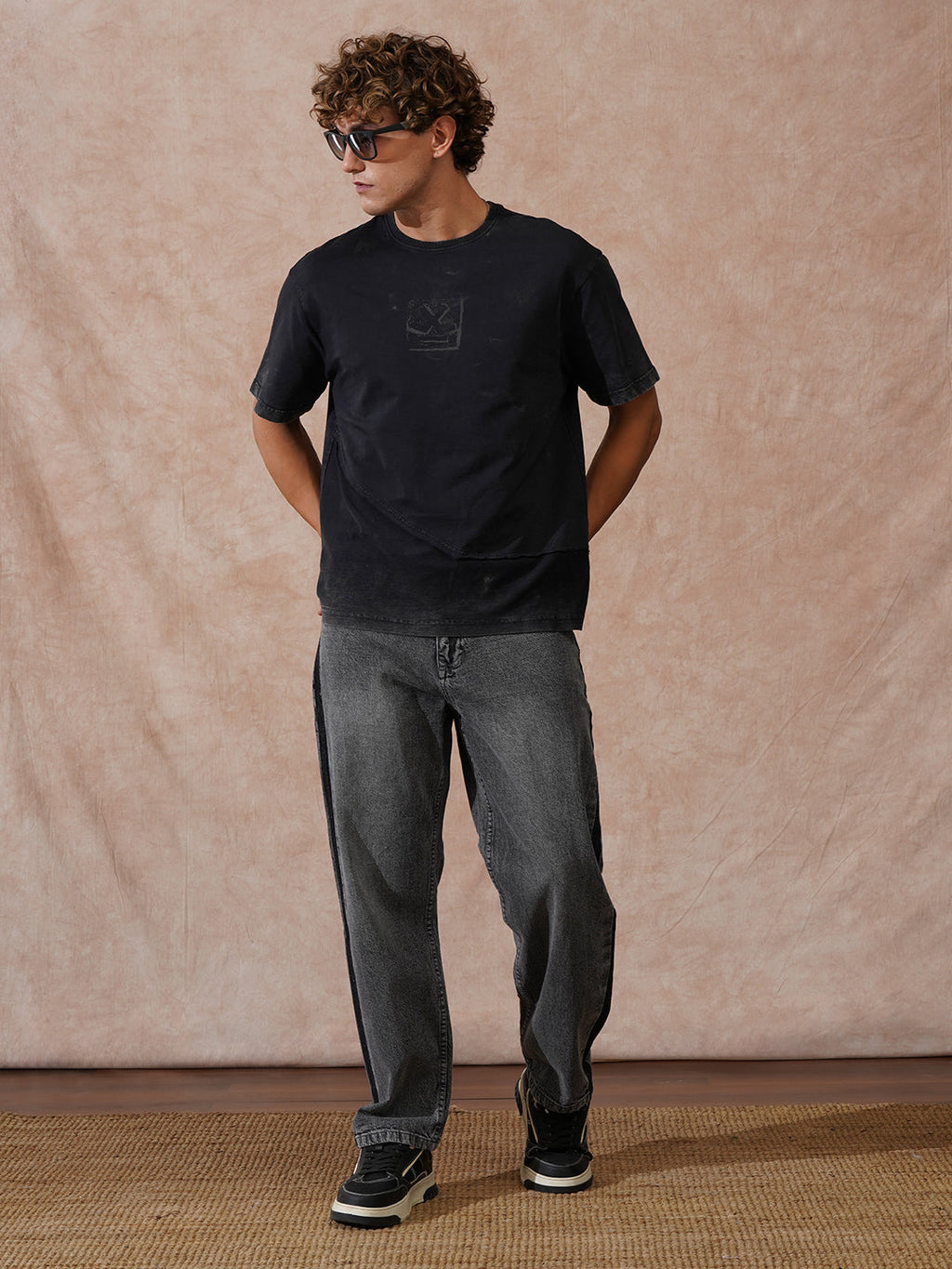 Casual Loose Fit Jeans | Grey