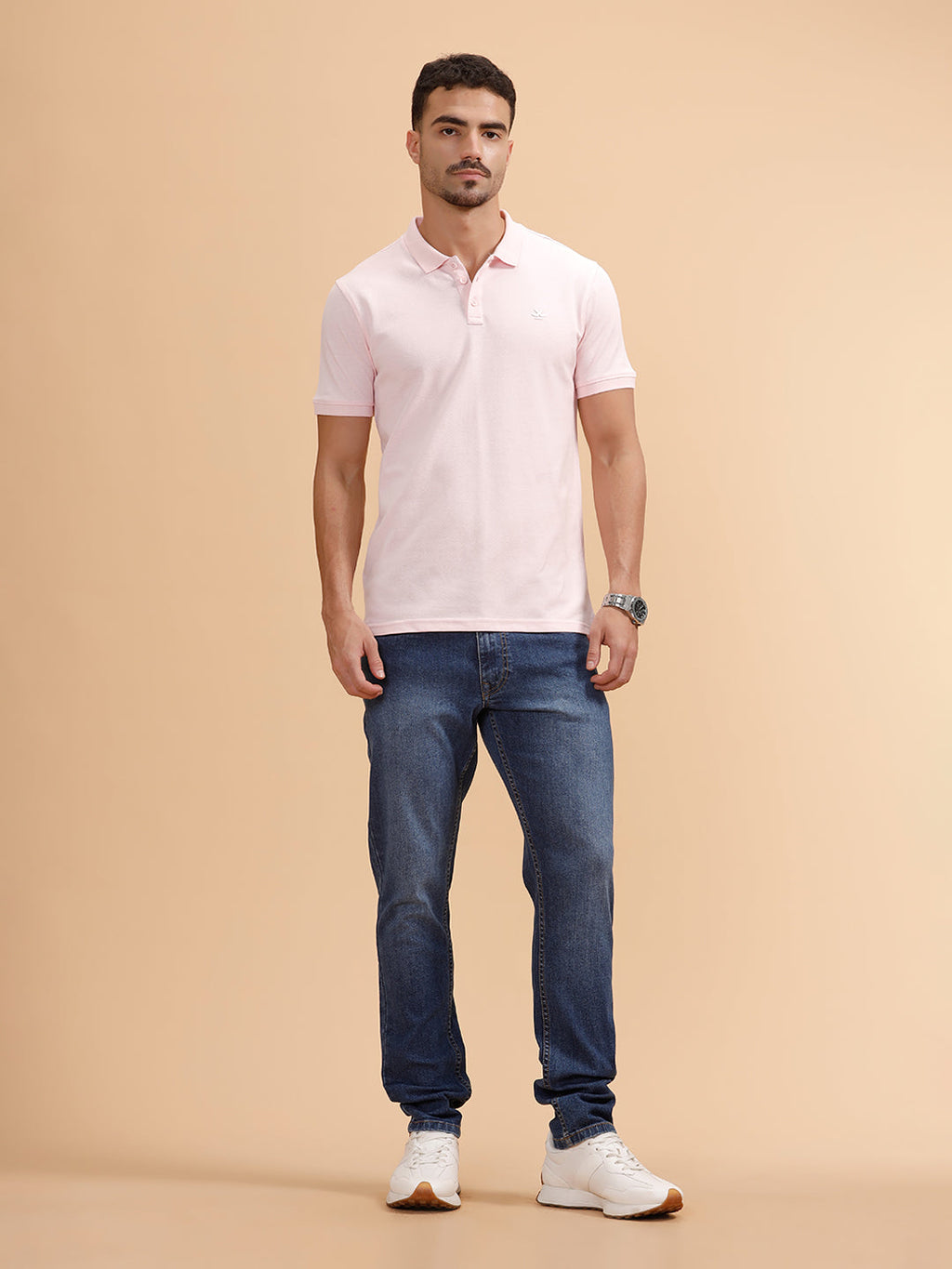 Casual Heavy Fade Slim Fit Jeans | Blue