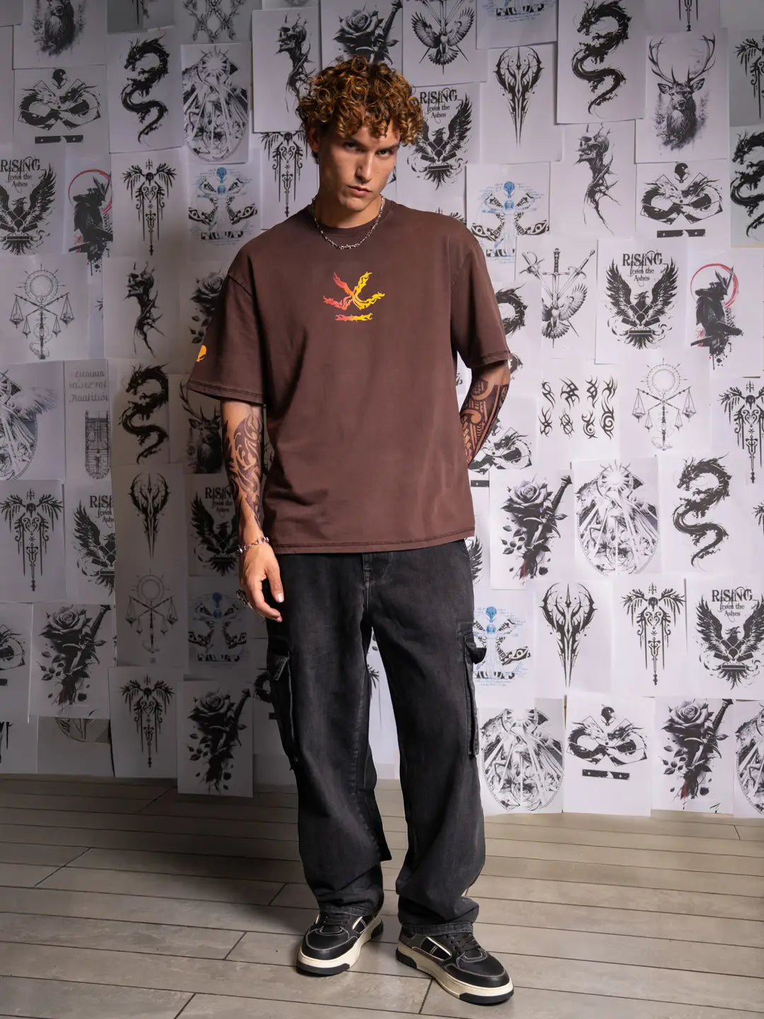 Wrogn X Aliens - Flame Kissed Skull | Brown