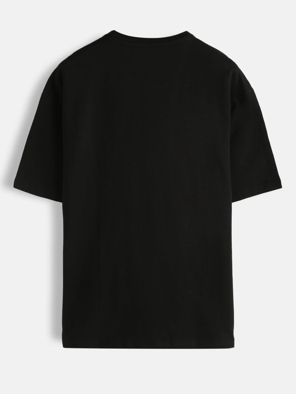 Embroidered Oversized T-Shirt | Black