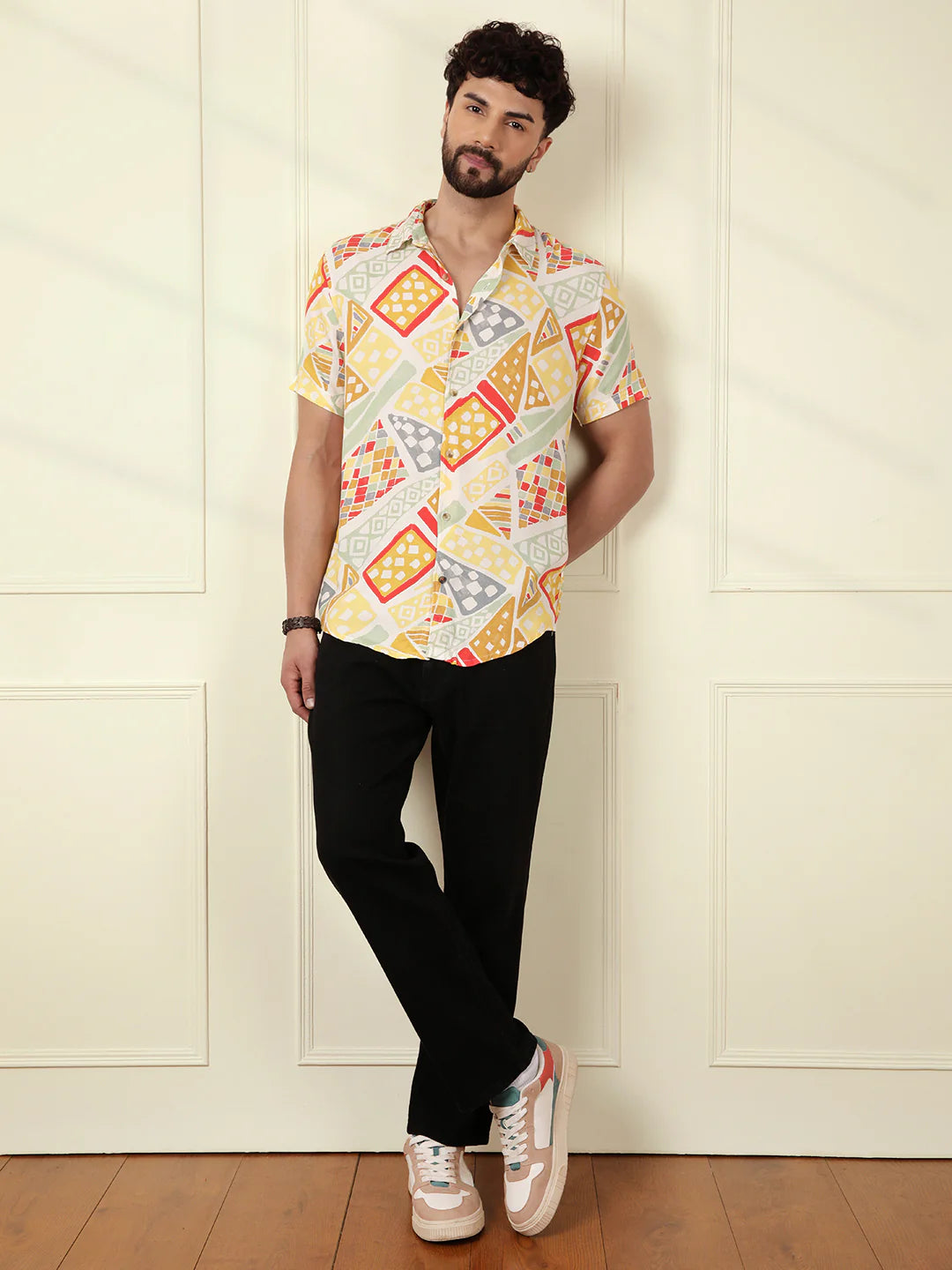 AOP Fluid Light Weight Viscose Shirt  | Multicolor