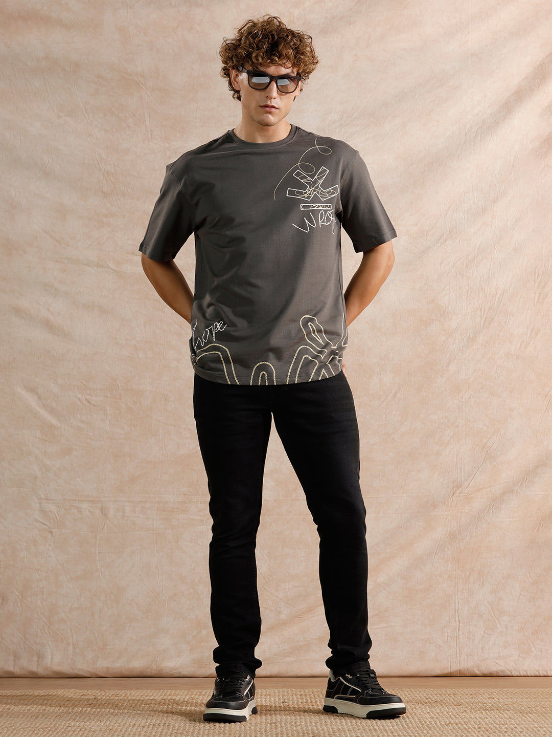 Casual Light Fade Slim Fit Jeans | Black