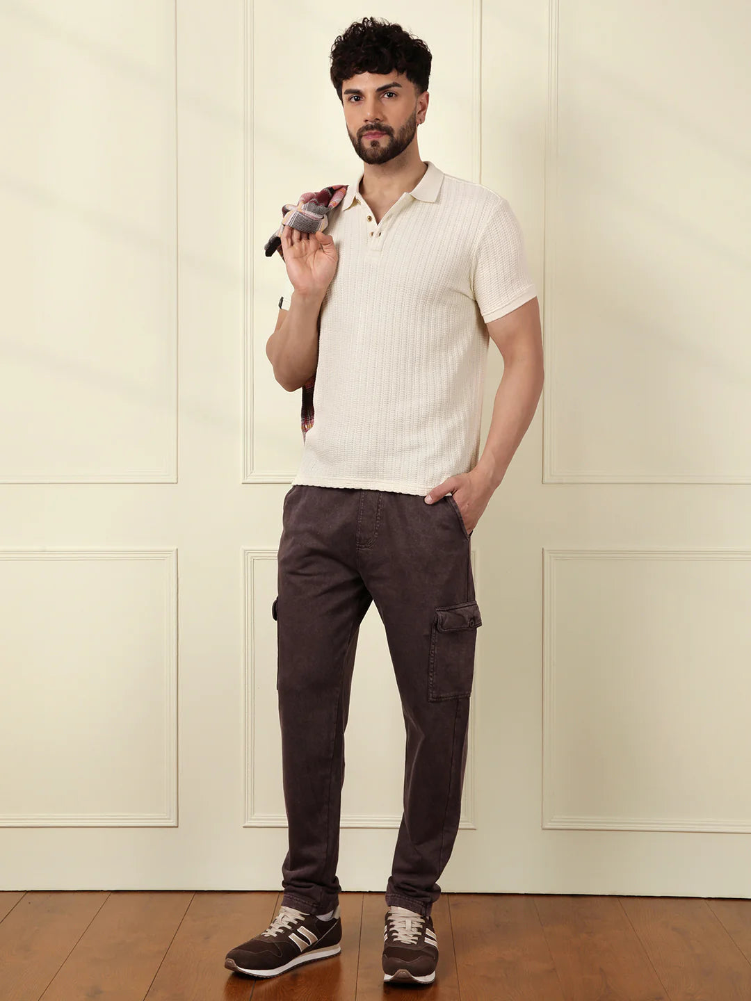 Acid Washed Jogger | Dark Brown